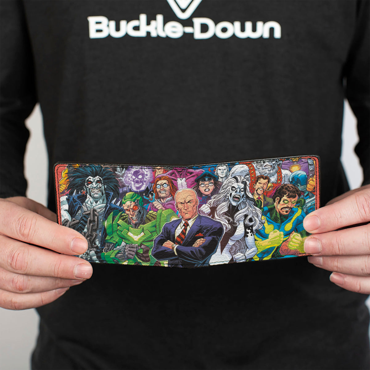 Bi-Fold Wallet - Superman Treasury Hero For All Lex Luthor Villains Group Variant Cover Collage Bi-Fold Wallets DC Comics