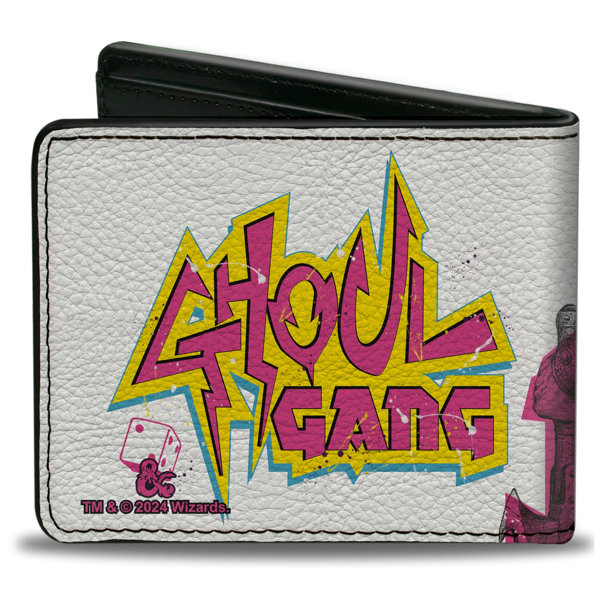Bi-Fold Wallet - Dungeons & Dragons GHOUL GANG Group Pose White/Multi Color Bi-Fold Wallets Dungeons & Dragons