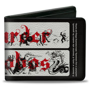 Bi-Fold Wallet - DUNGEONS & DRAGONS MURDER HOBOS Characters Black/White/Red Bi-Fold Wallets Dungeons & Dragons