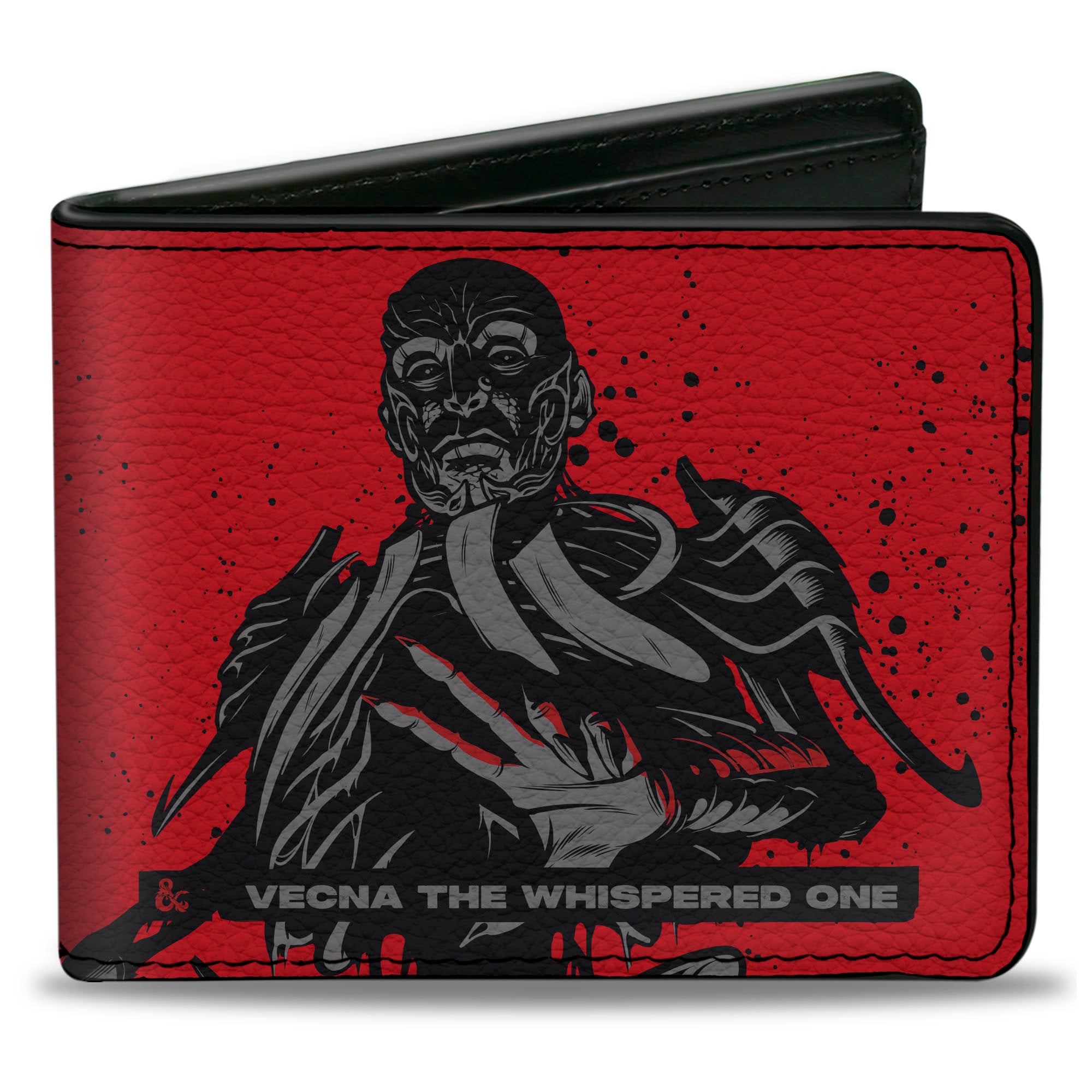 Bi-Fold Wallet - Dungeons & Dragons Vecna Pose A SMALL PRICE TO PAY Red/Black/Gray Bi-Fold Wallets Dungeons & Dragons