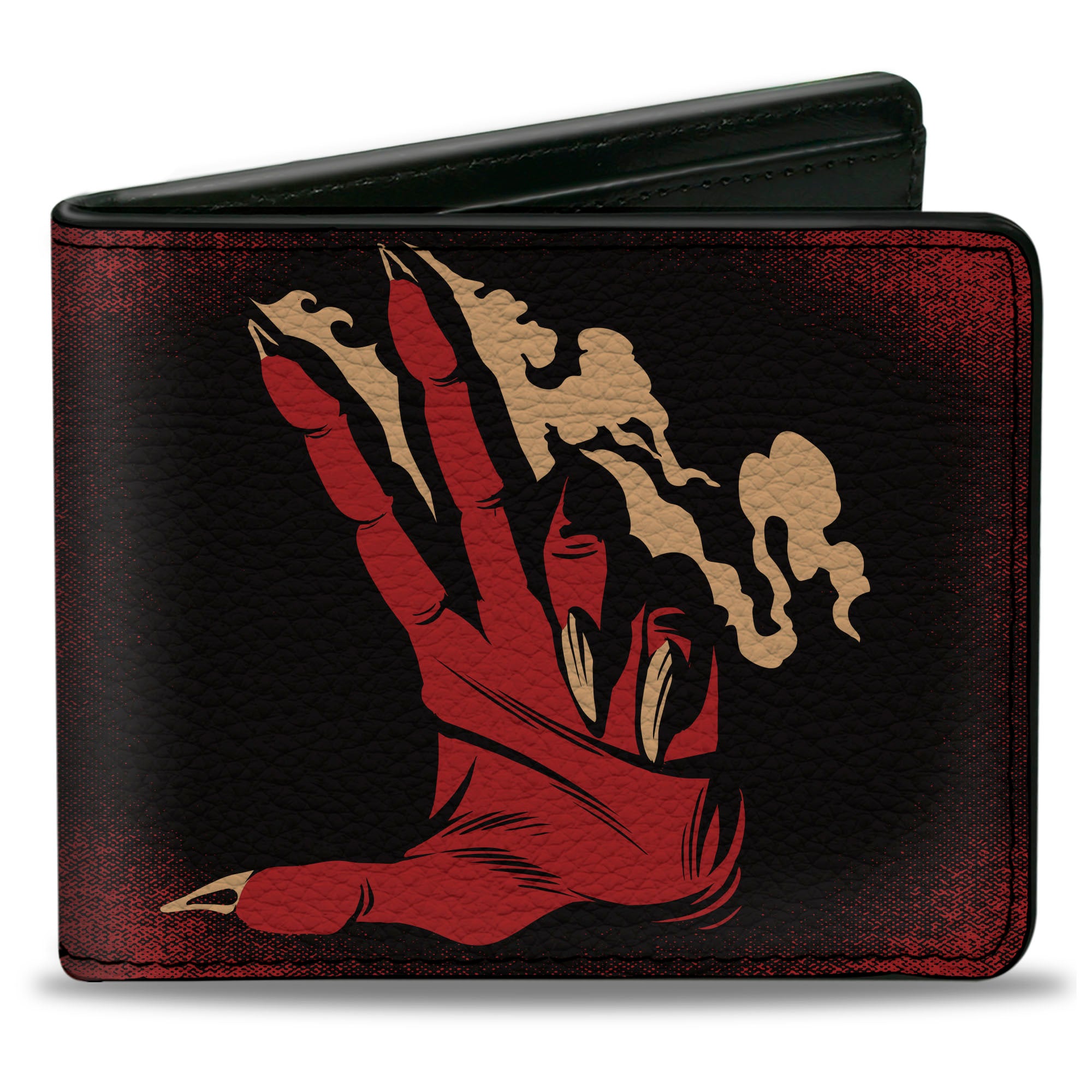 Bi-Fold Wallet - Dungeons & Dragons FINGER OF DEATH Signal Black/Red/Tan Bi-Fold Wallets Dungeons & Dragons