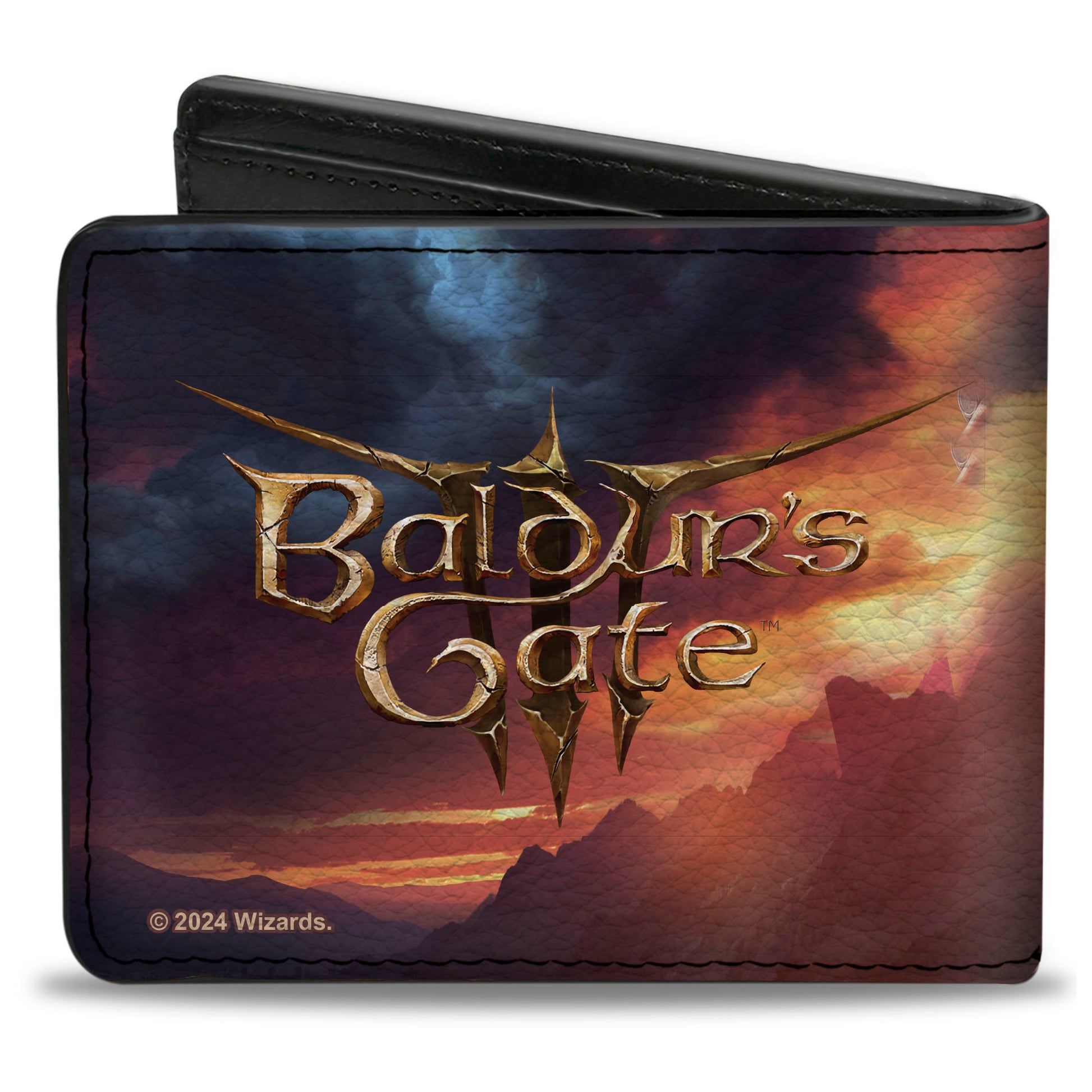 Bi-Fold Wallet - BALDUR'S GATE Astarion Hand Out Pose and Title Logo Bi-Fold Wallets Baldur's Gate III