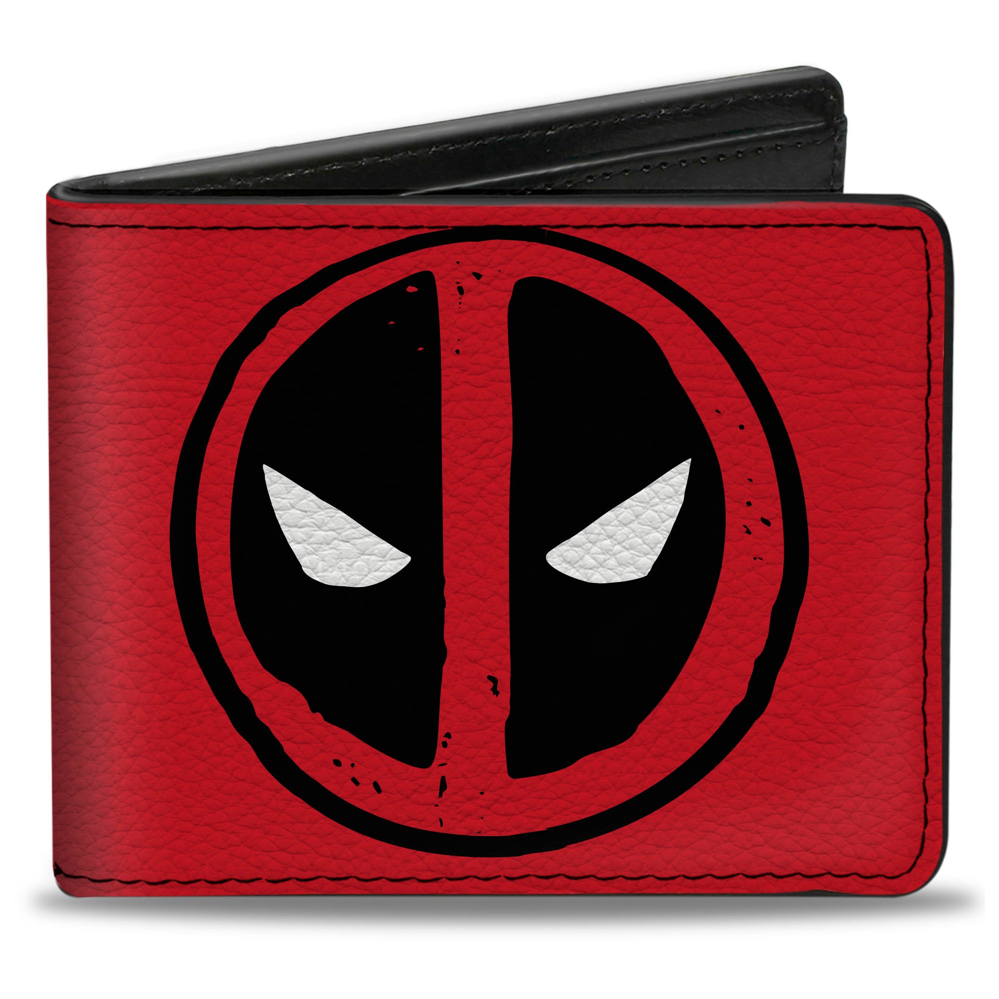 Bi-Fold Wallet - DEADPOOL Logo and Text Red/Black/White Bi-Fold Wallets Marvel Comics