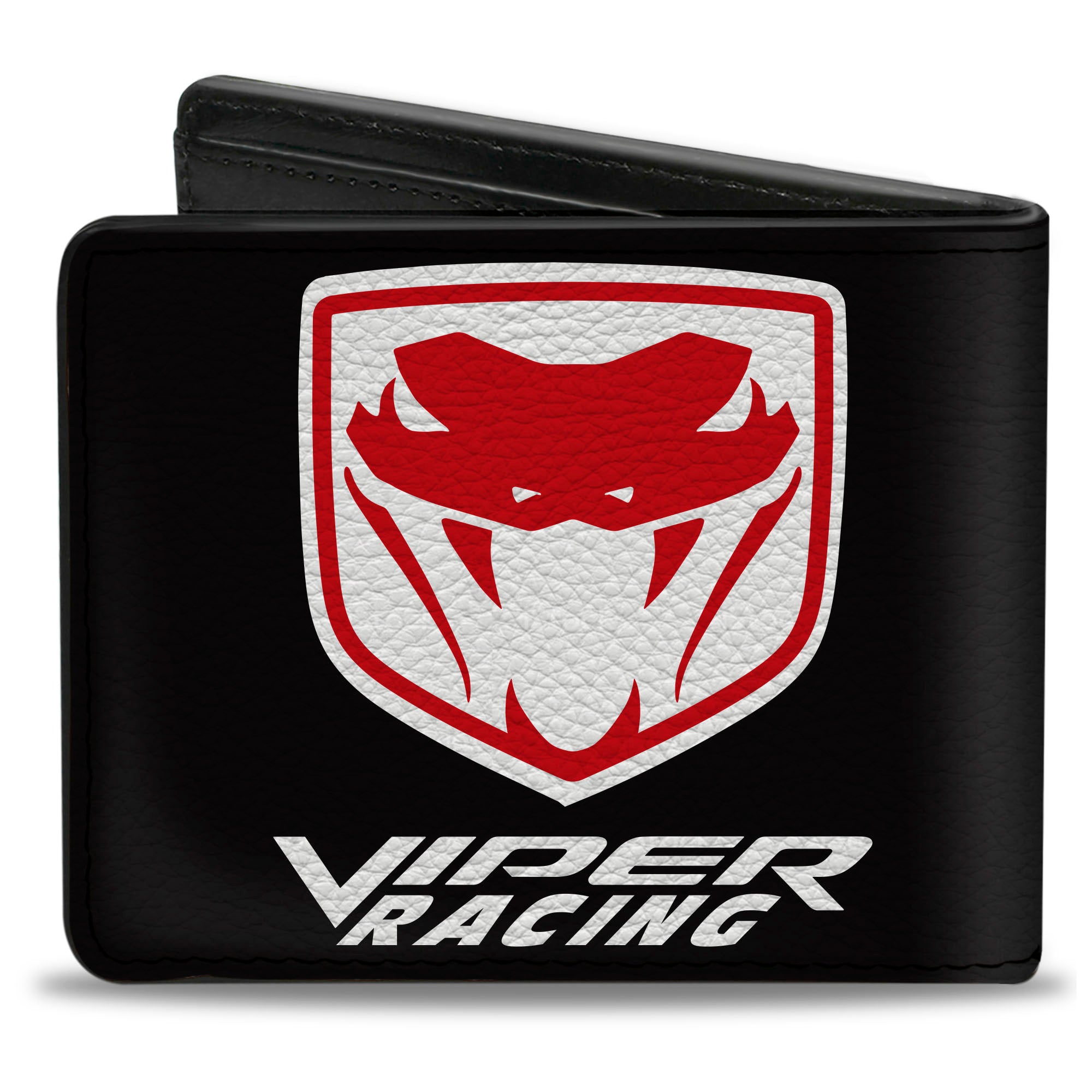 Bi-Fold Wallet - VIPER RACING Logo Shield Black/White/Red