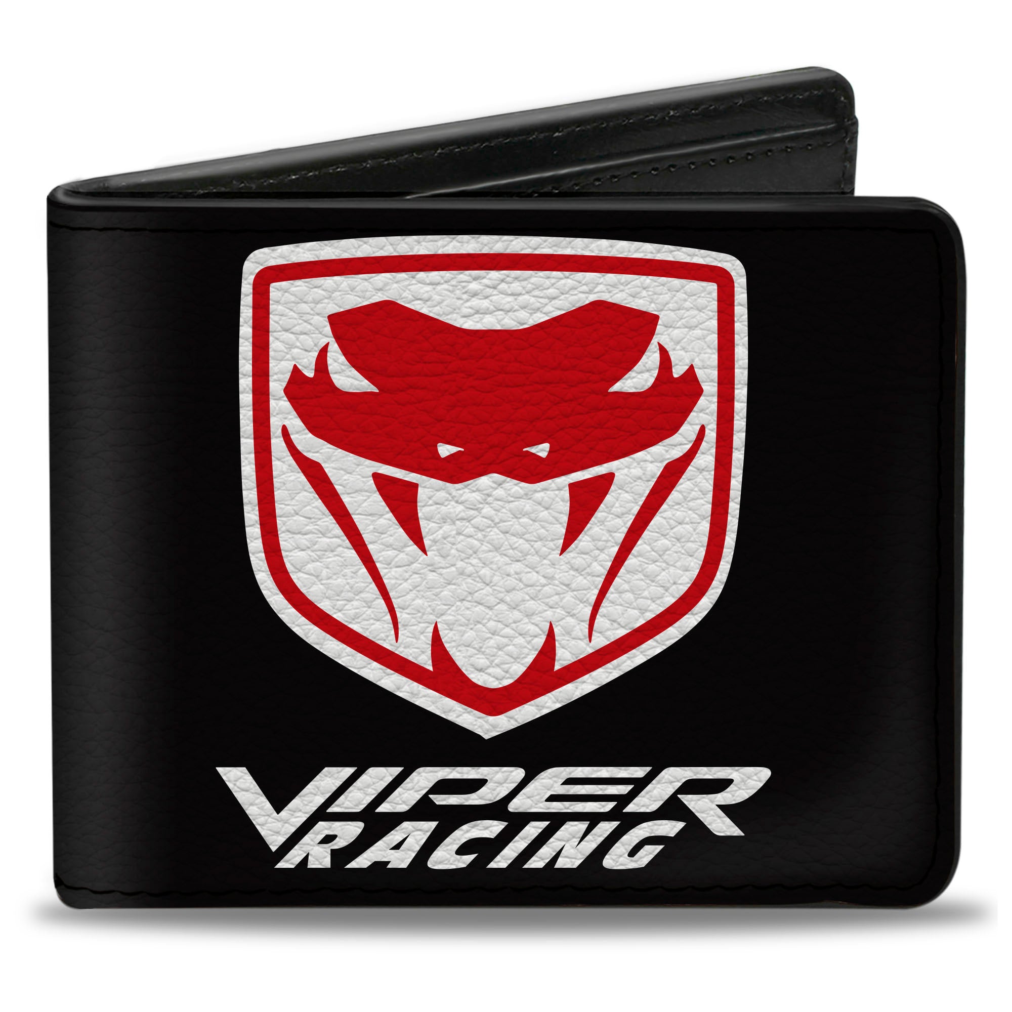 Bi-Fold Wallet - VIPER RACING Logo Shield Black/White/Red