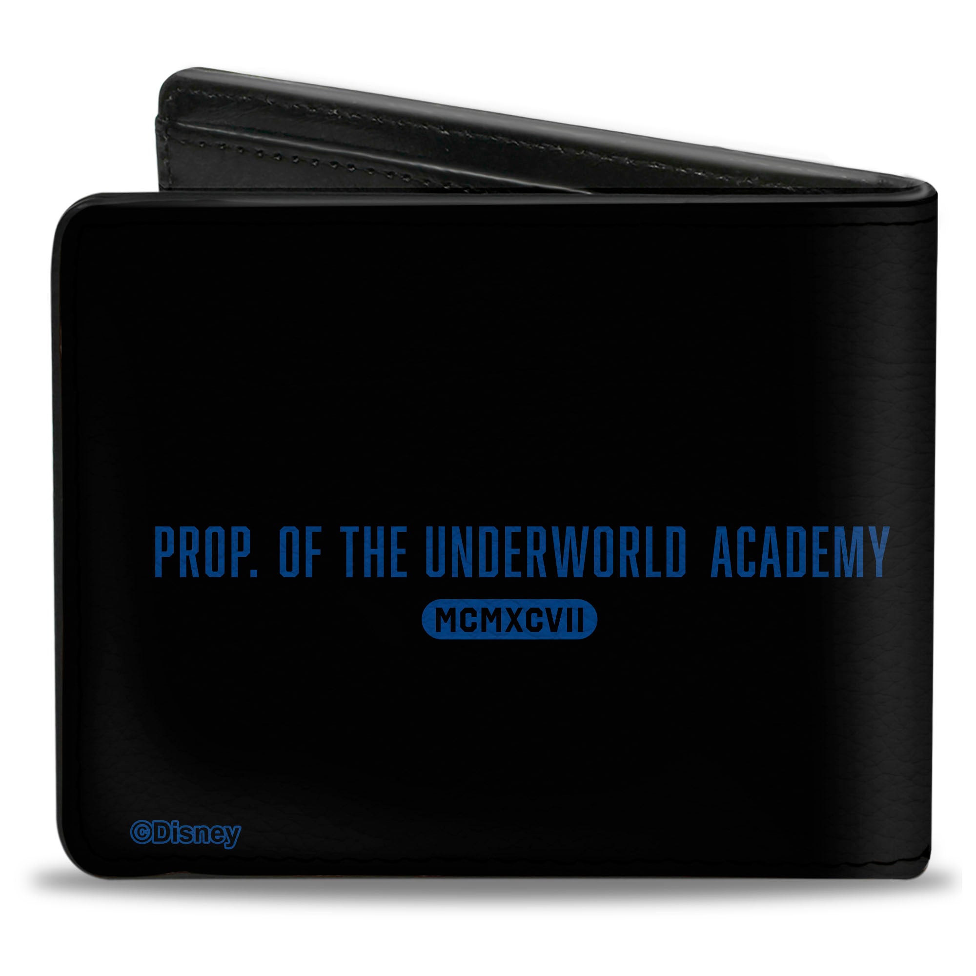Bi-Fold Wallet - Hercules Hades ETERNAL VICTORY UNDERWORLD ACADEMY Pose Black/Blues Bi-Fold Wallets Disney