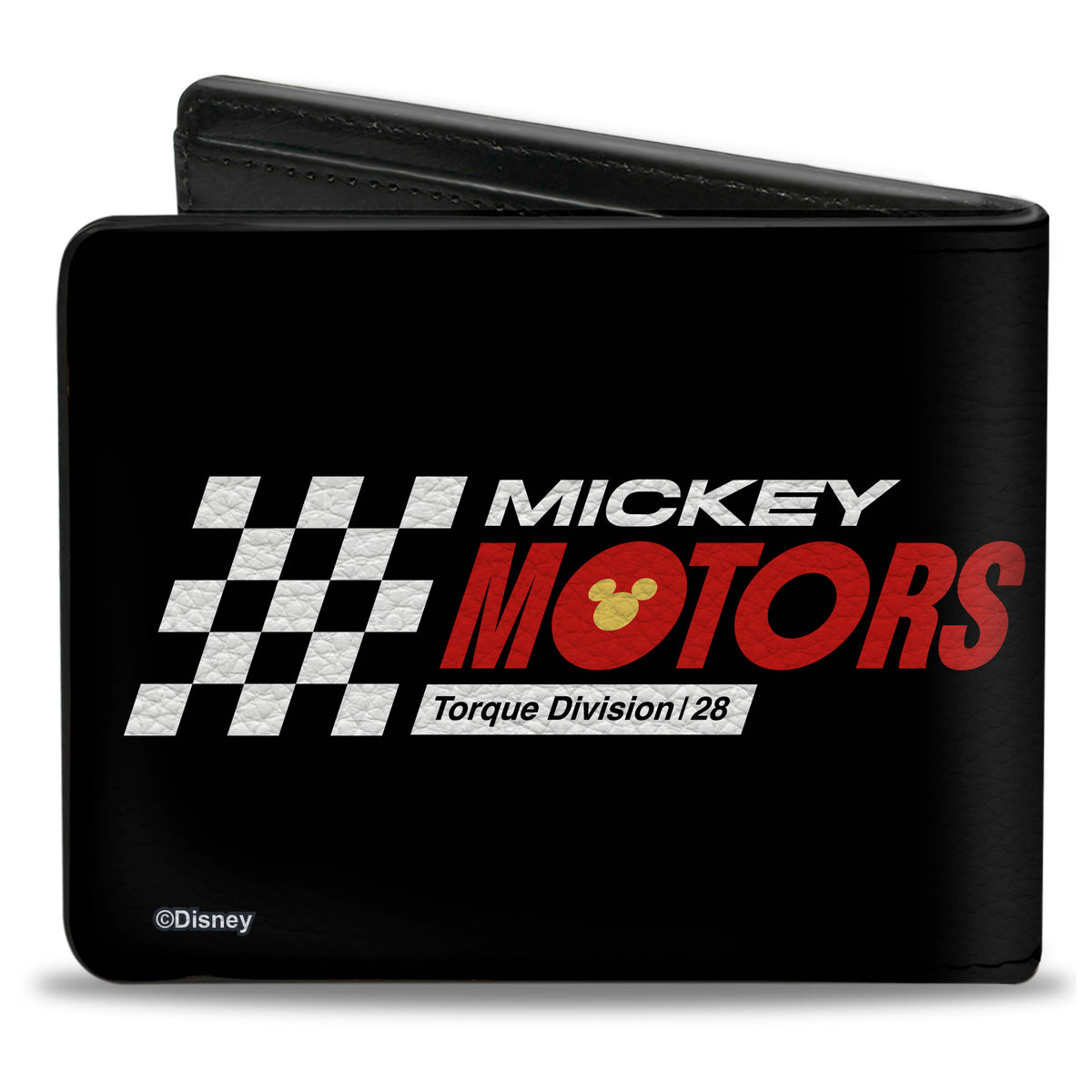 Bi-Fold Wallet - Mickey Mouse MICKEY MOTORS Team Pose Black Bi-Fold Wallets Disney