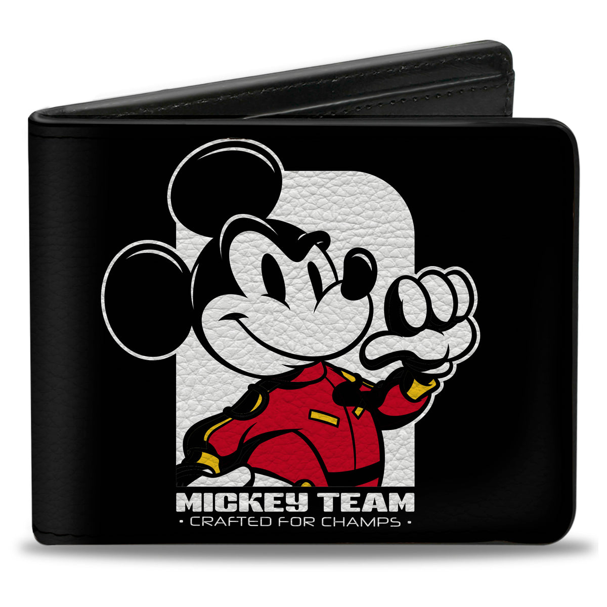 Bi-Fold Wallet - Mickey Mouse MICKEY MOTORS Team Pose Black Bi-Fold Wallets Disney