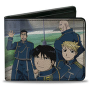 Bi-Fold Wallet - Fullmetal Alchemist Brotherhood Six Character Yard Scene Bi-Fold Wallets Fullmetal Alchemist