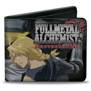 Bi-Fold Wallet - FULLMETAL ALCHEMIST BROTHERHOOD Elric Brothers Yellow Sky Pose Blocks Bi-Fold Wallets Fullmetal Alchemist