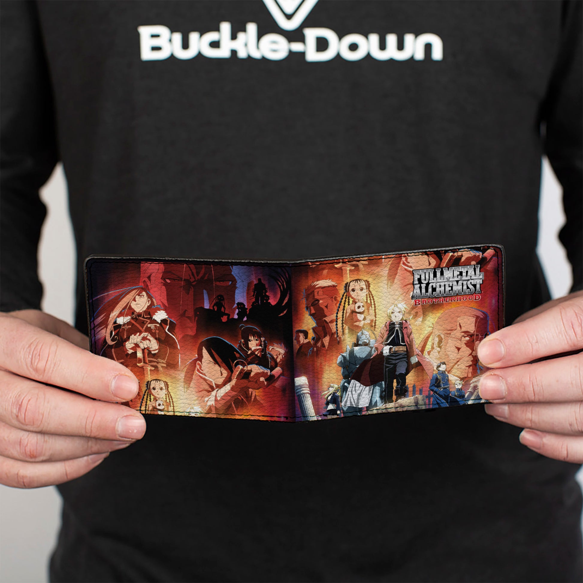 Bi-Fold Wallet - FULLMETAL ALCHEMIST BROTHERHOOD Characters Pose Collage Bi-Fold Wallets Fullmetal Alchemist