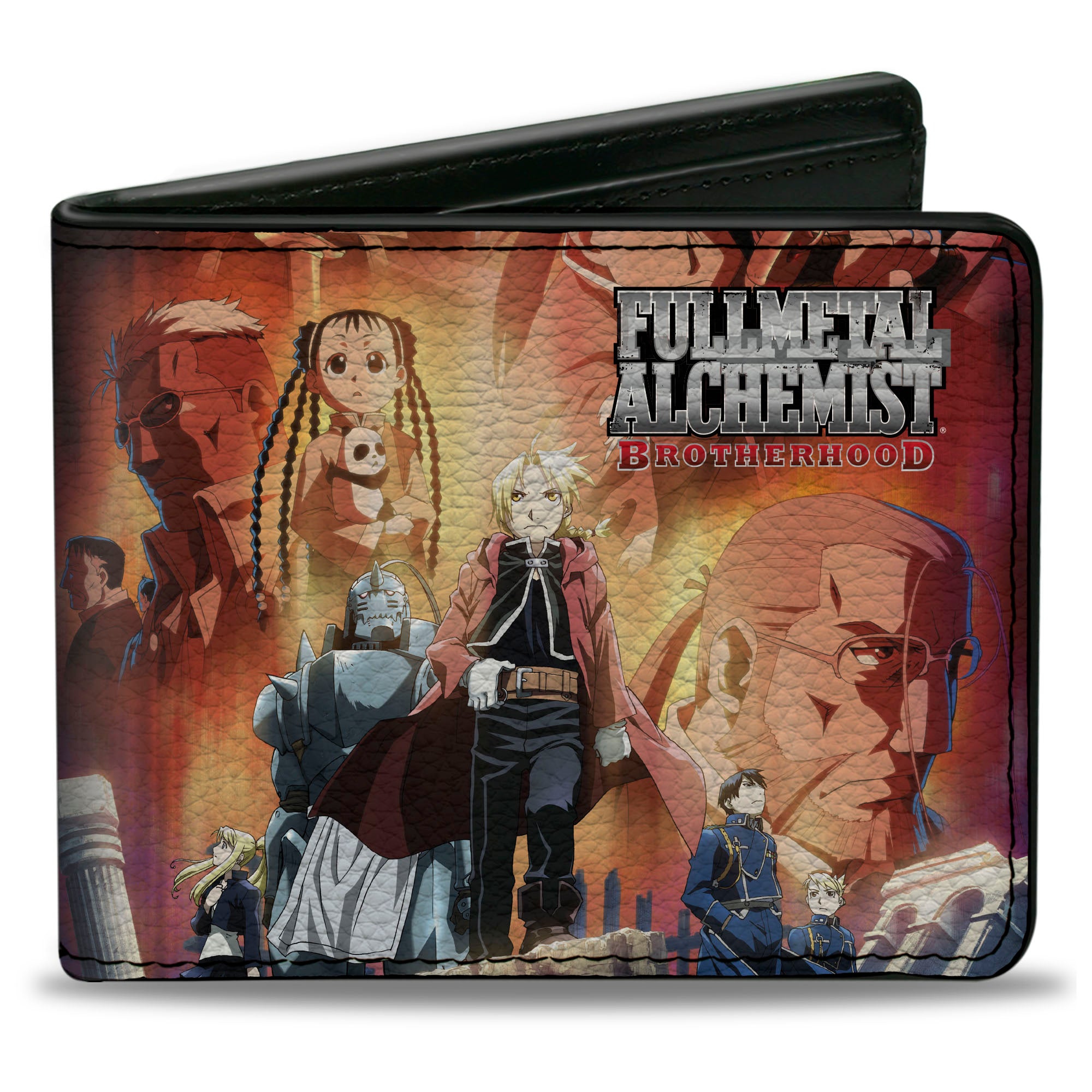 Bi-Fold Wallet - FULLMETAL ALCHEMIST BROTHERHOOD Characters Pose Collage Bi-Fold Wallets Fullmetal Alchemist