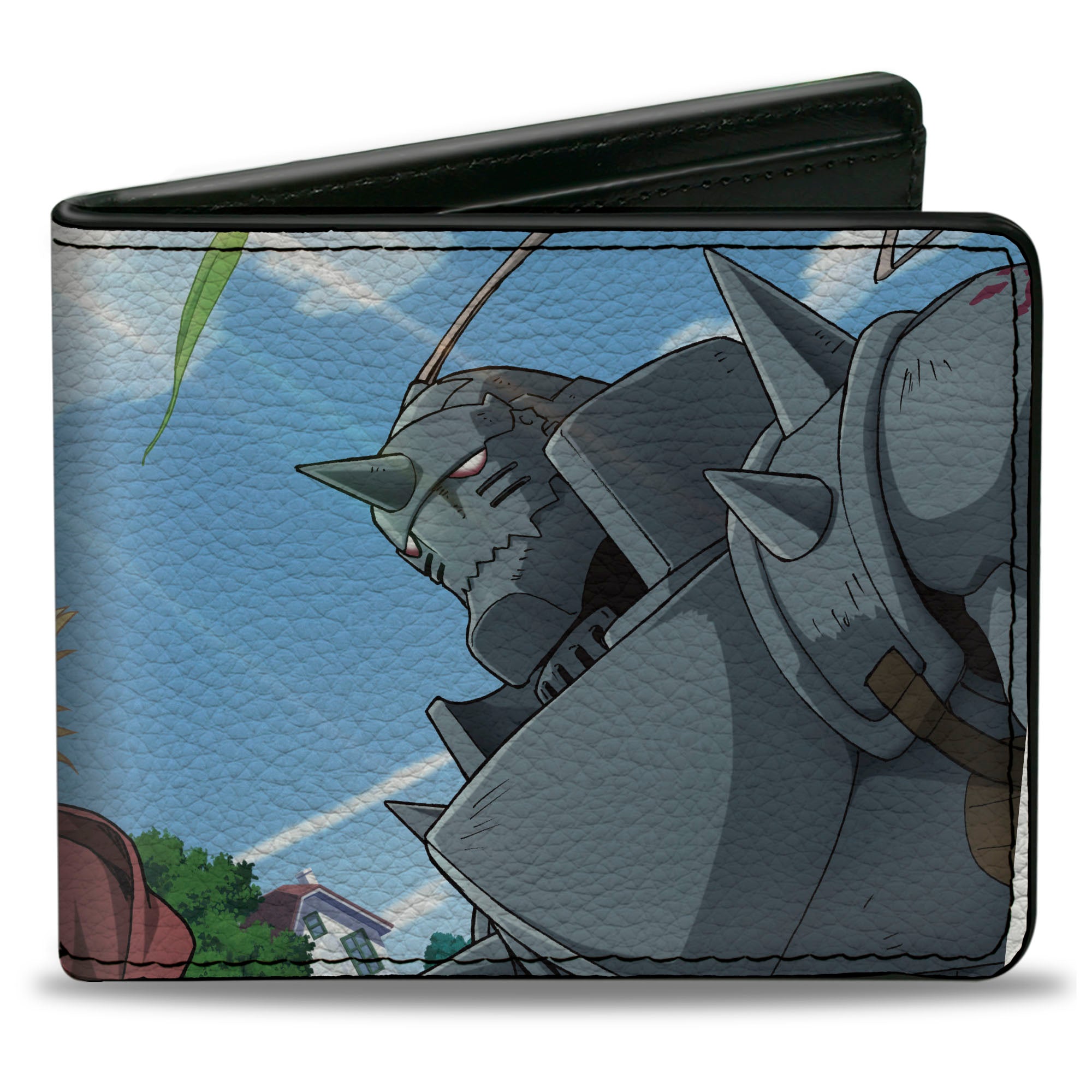 Bi-Fold Wallet - Fullmetal Alchemist Brotherhood Elric Brothers Blue Sky Pose Bi-Fold Wallets Fullmetal Alchemist