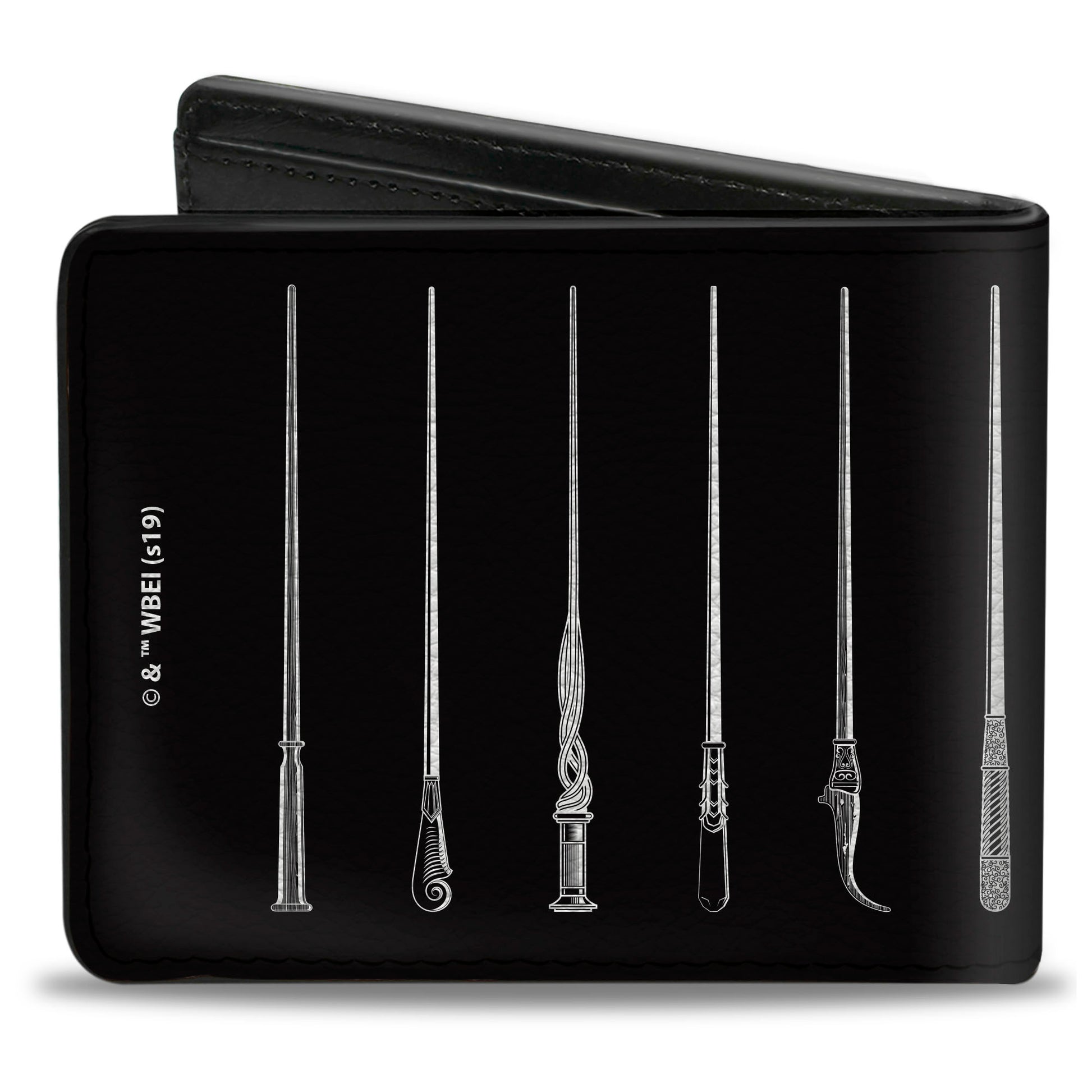 Bi-Fold Wallet - Fantastic Beasts The Crimes of Grindelwald Elder Wand + 9-Wands Black White Bi-Fold Wallets Fantastic Beasts and Where to Find Them