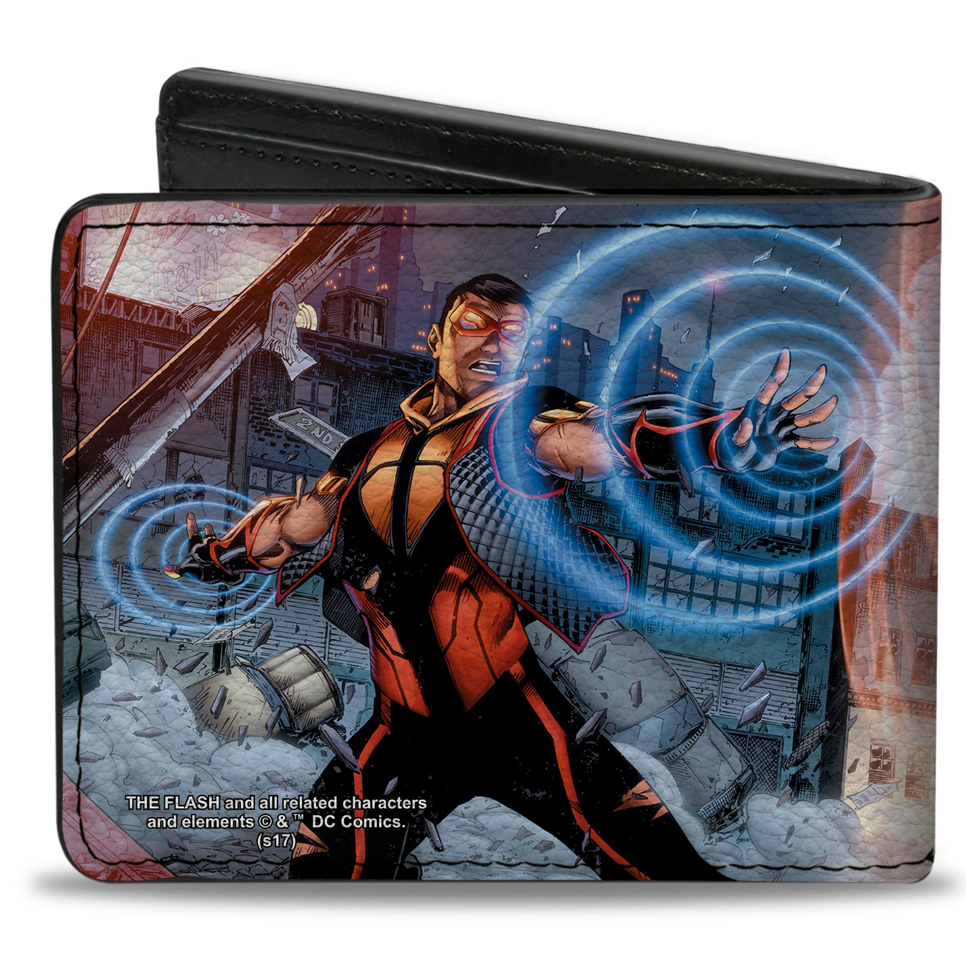 Bi-Fold Wallet - New 52 Vibe Issue #3 Vibe and Kid Flash Cover Pose Bi-Fold Wallets DC Comics