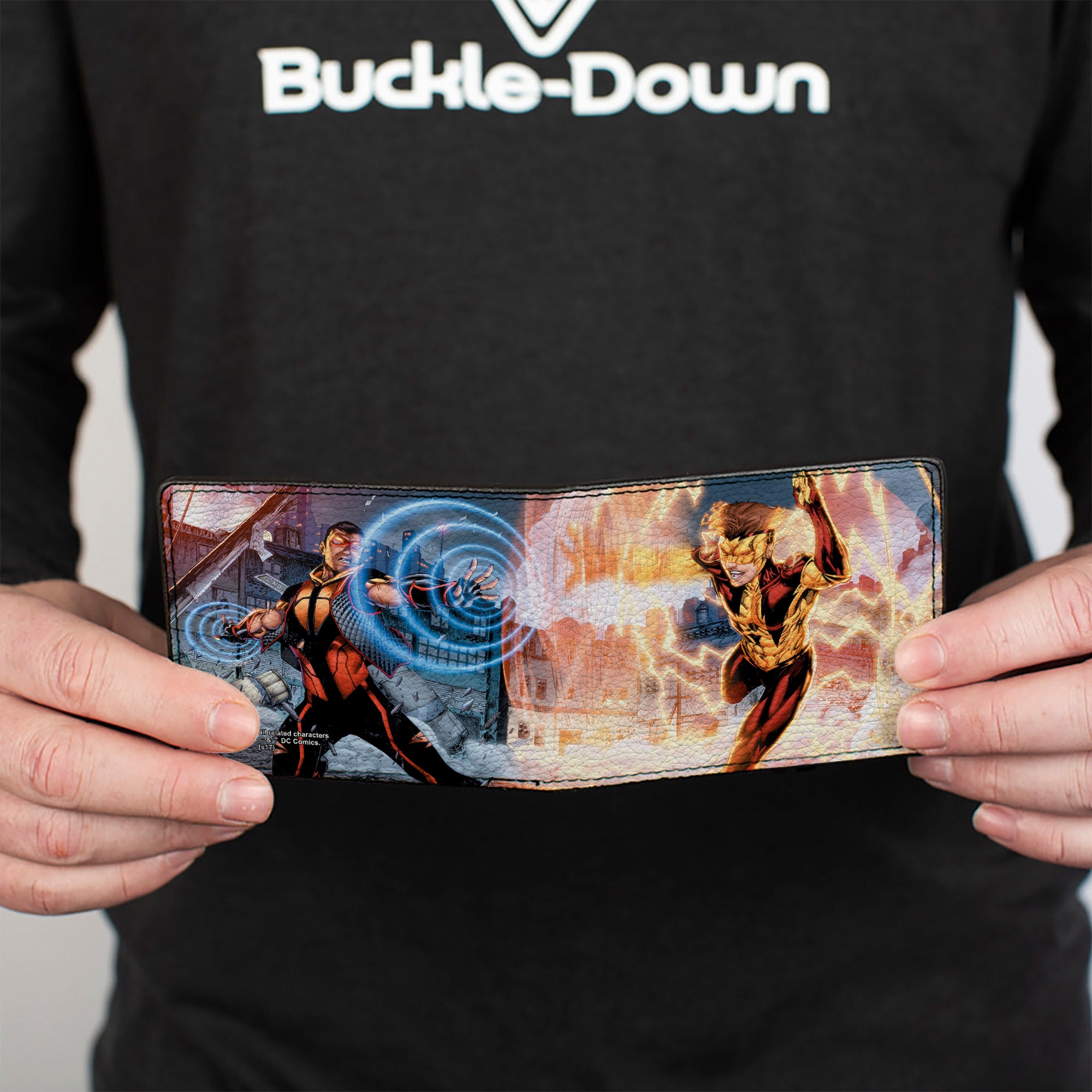 Bi-Fold Wallet - New 52 Vibe Issue #3 Vibe and Kid Flash Cover Pose Bi-Fold Wallets DC Comics