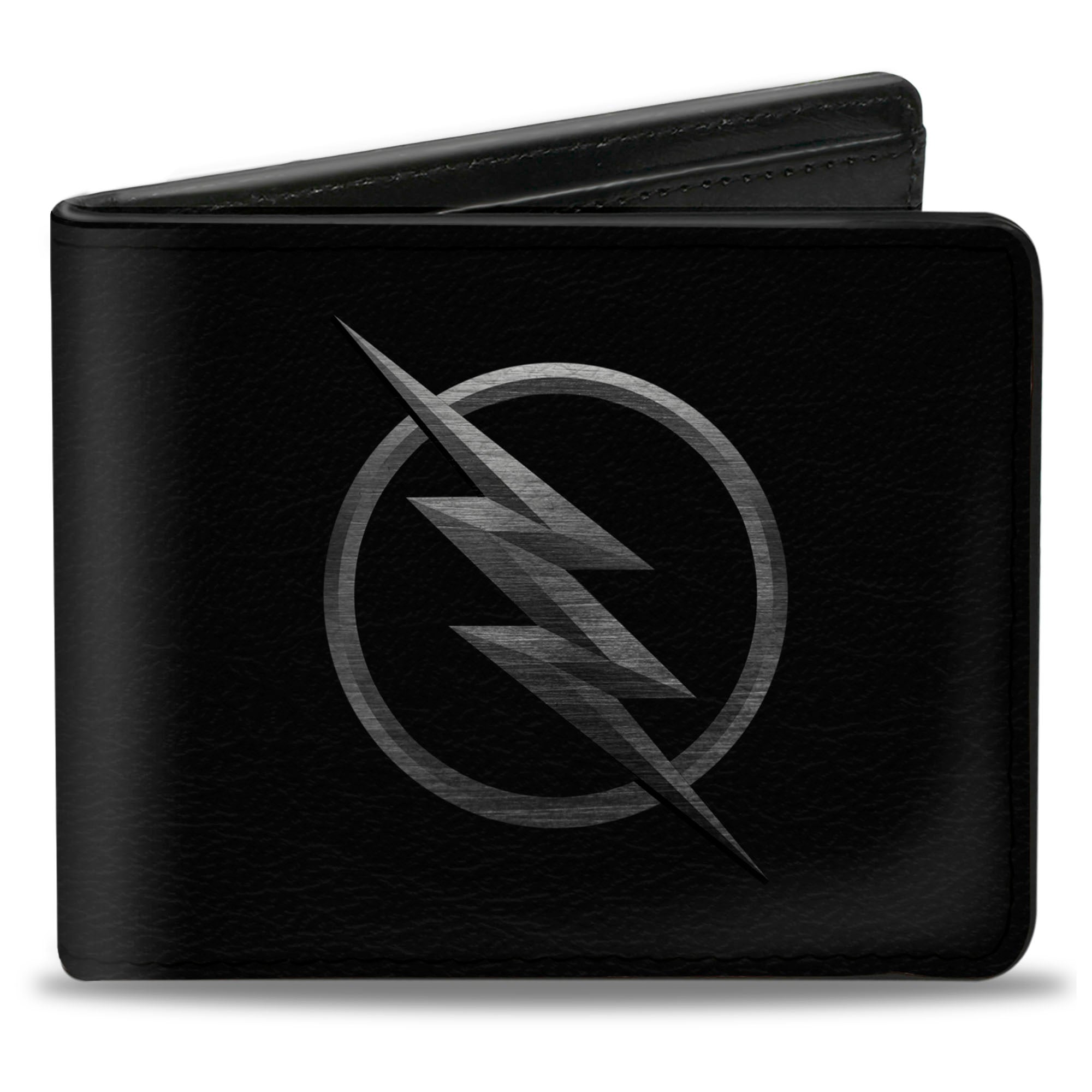 Bi-Fold Wallet - Reverse Flash Logo Black Silver Etching Bi-Fold Wallets DC Comics