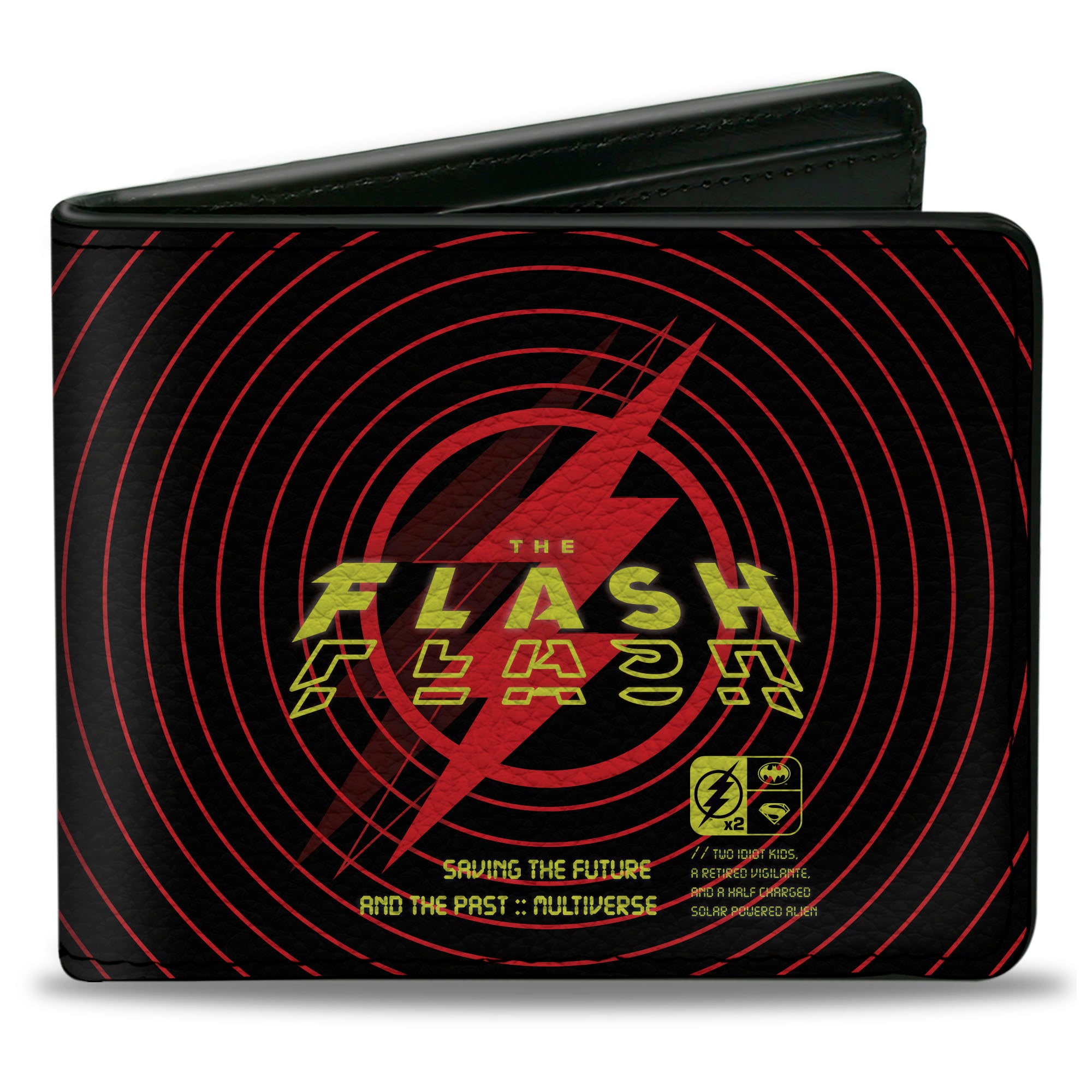 Bi-Fold Wallet - THE FLASH Signal Logo Black/Red/Yellow Bi-Fold Wallets DC Comics