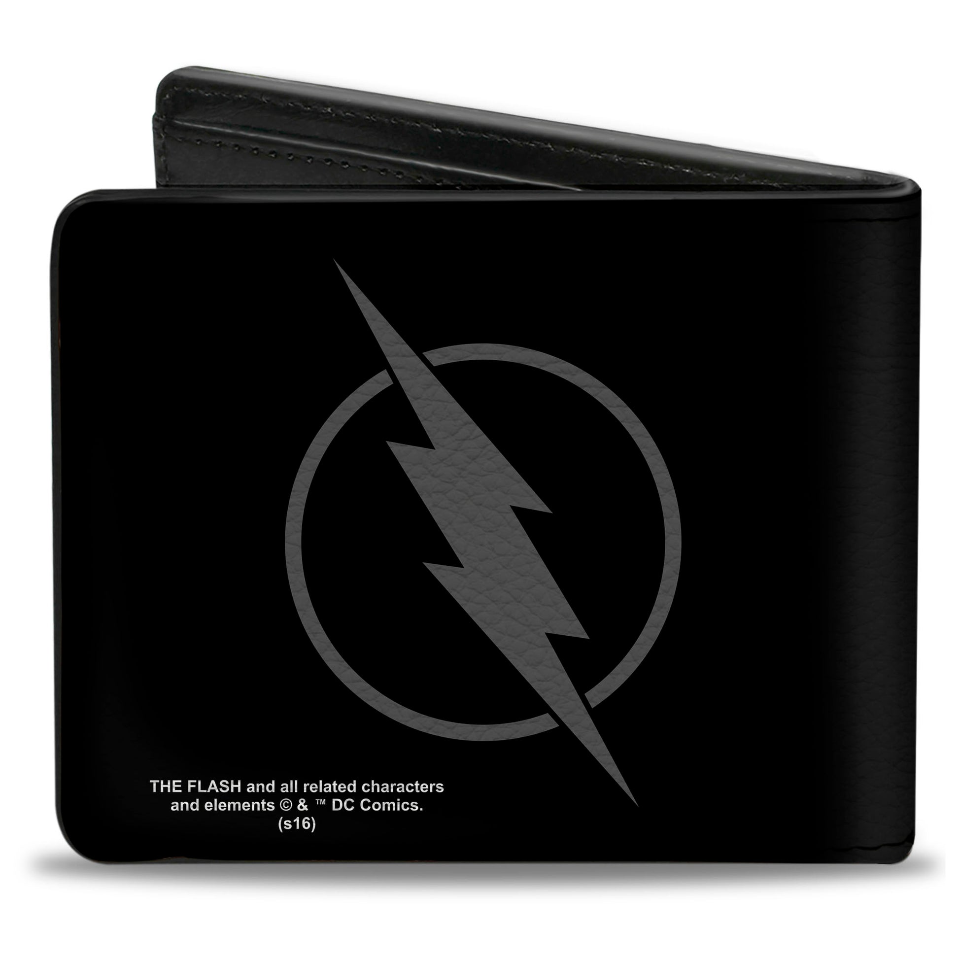Bi-Fold Wallet - Reverse Flash Logo Black Gray Bi-Fold Wallets DC Comics