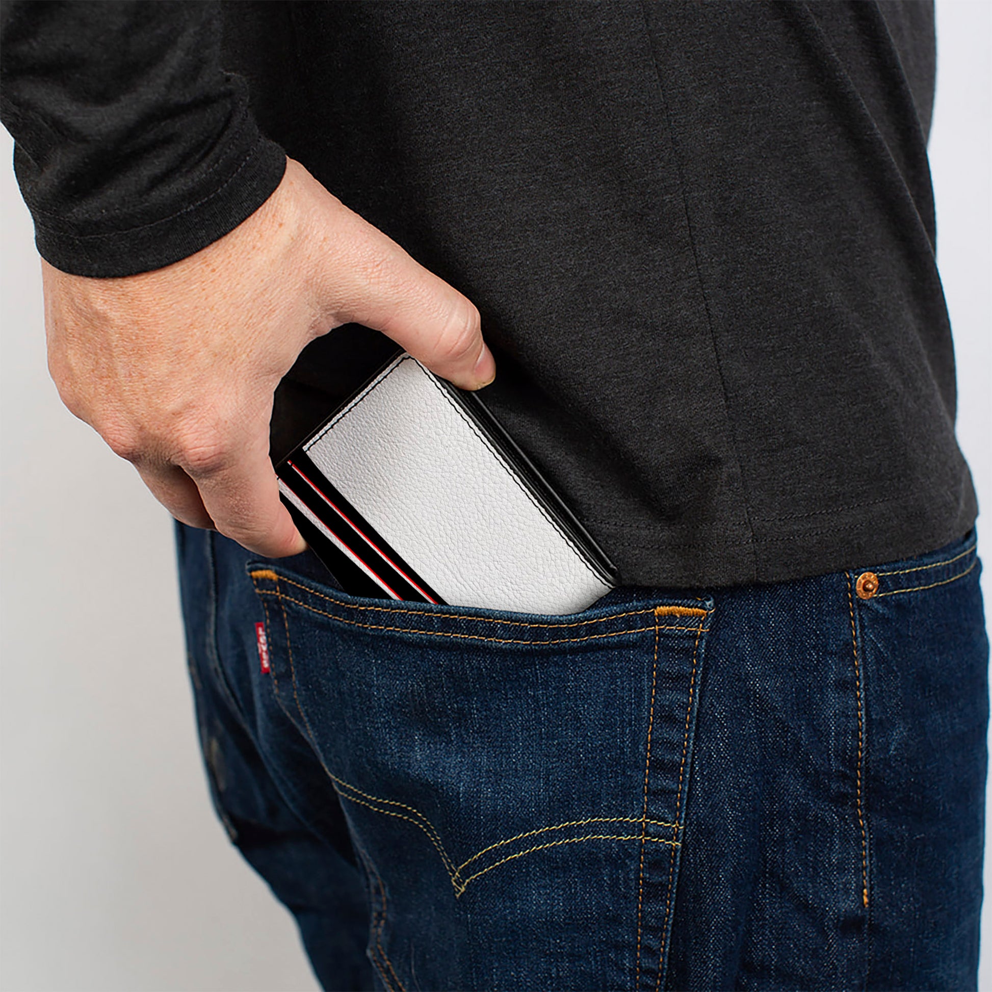 Bi-Fold Wallet - COBRA JET Flaming Cobra White Black Red Blue Bi-Fold Wallets Ford