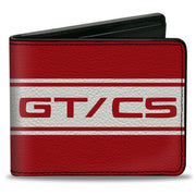 Bi-Fold Wallet - Ford Mustang GT CS Stripe Red White Bi-Fold Wallets Ford