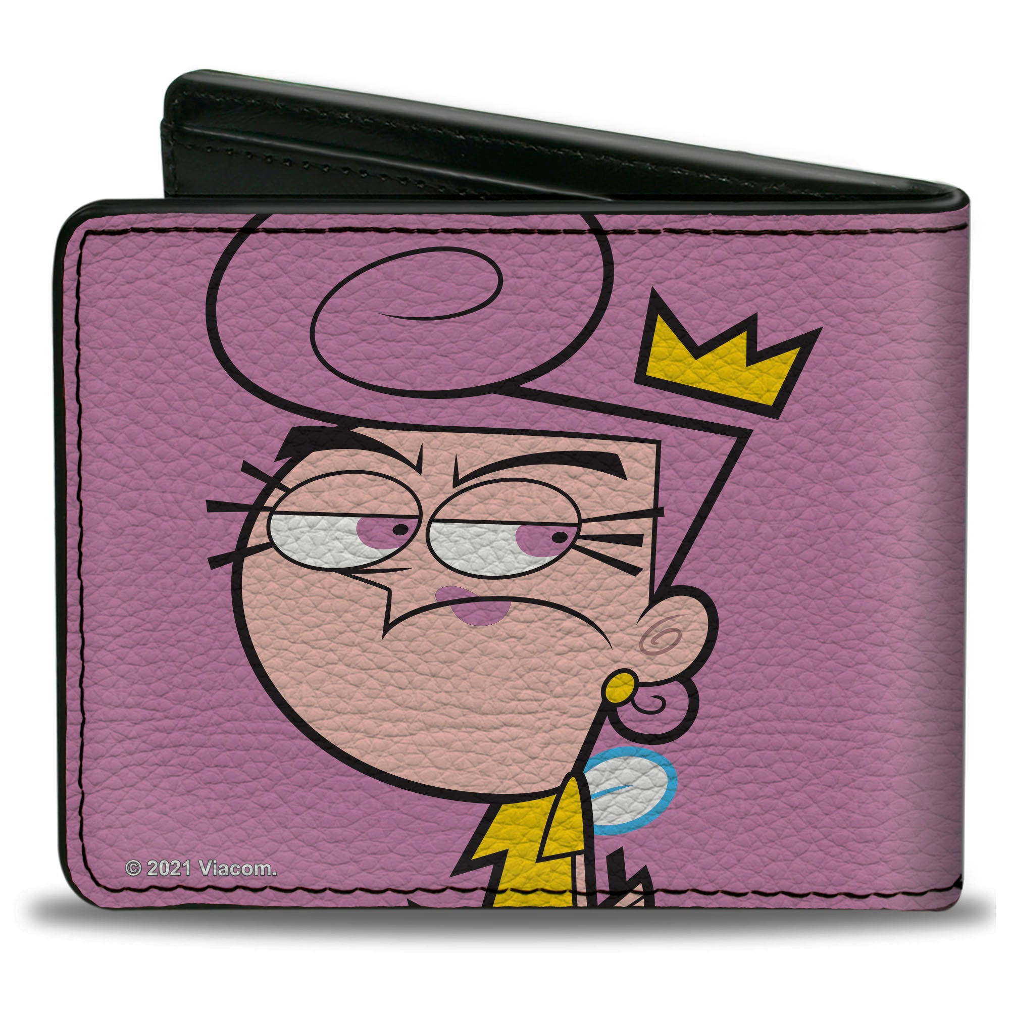 Bi-Fold Wallet - The Fairly OddParents Cosmo Green + Wanda Pink Poses Bi-Fold Wallets The Fairly OddParents