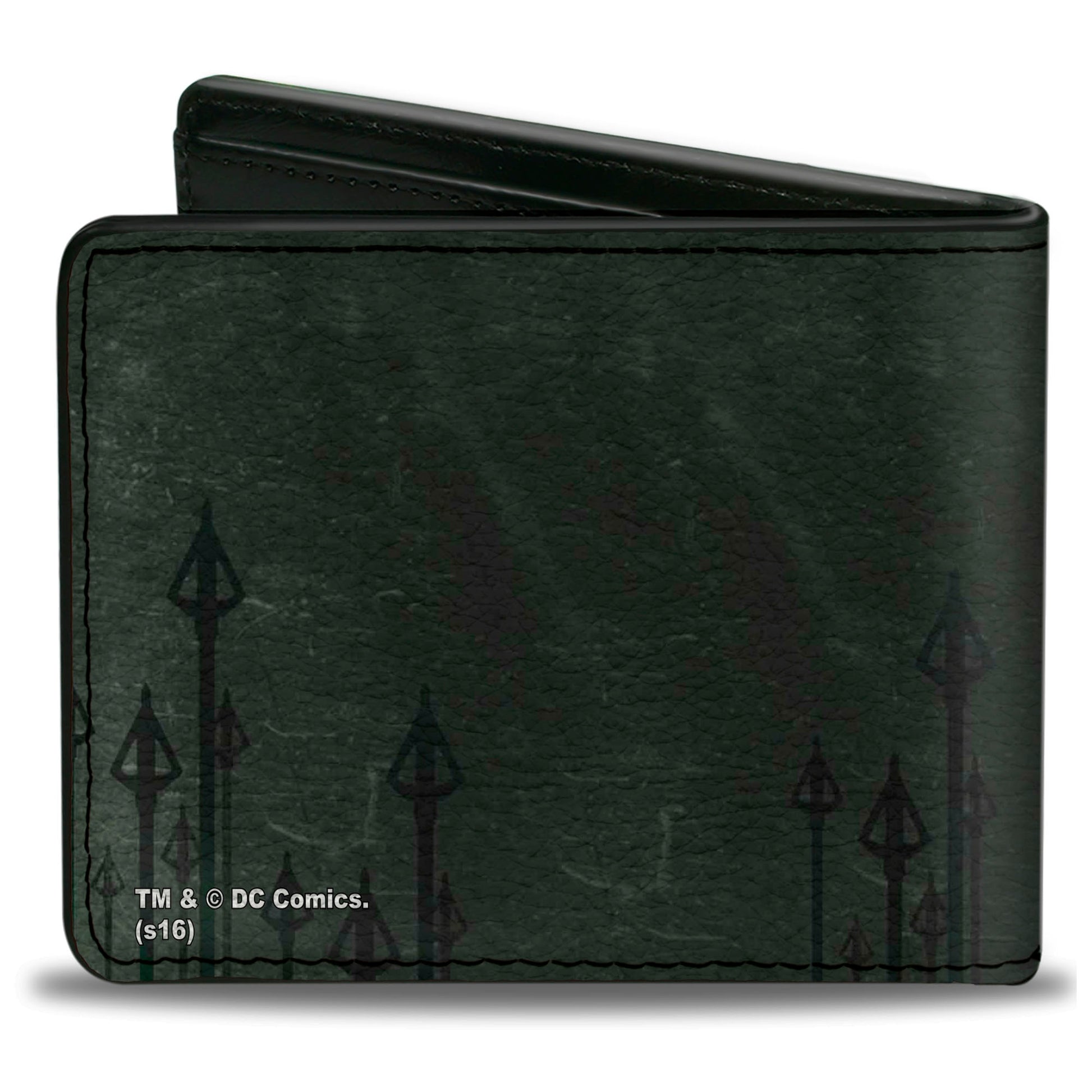 Bi-Fold Wallet - Arrow Standing Profile Pose Arrow Tips Greens Bi-Fold Wallets DC Comics