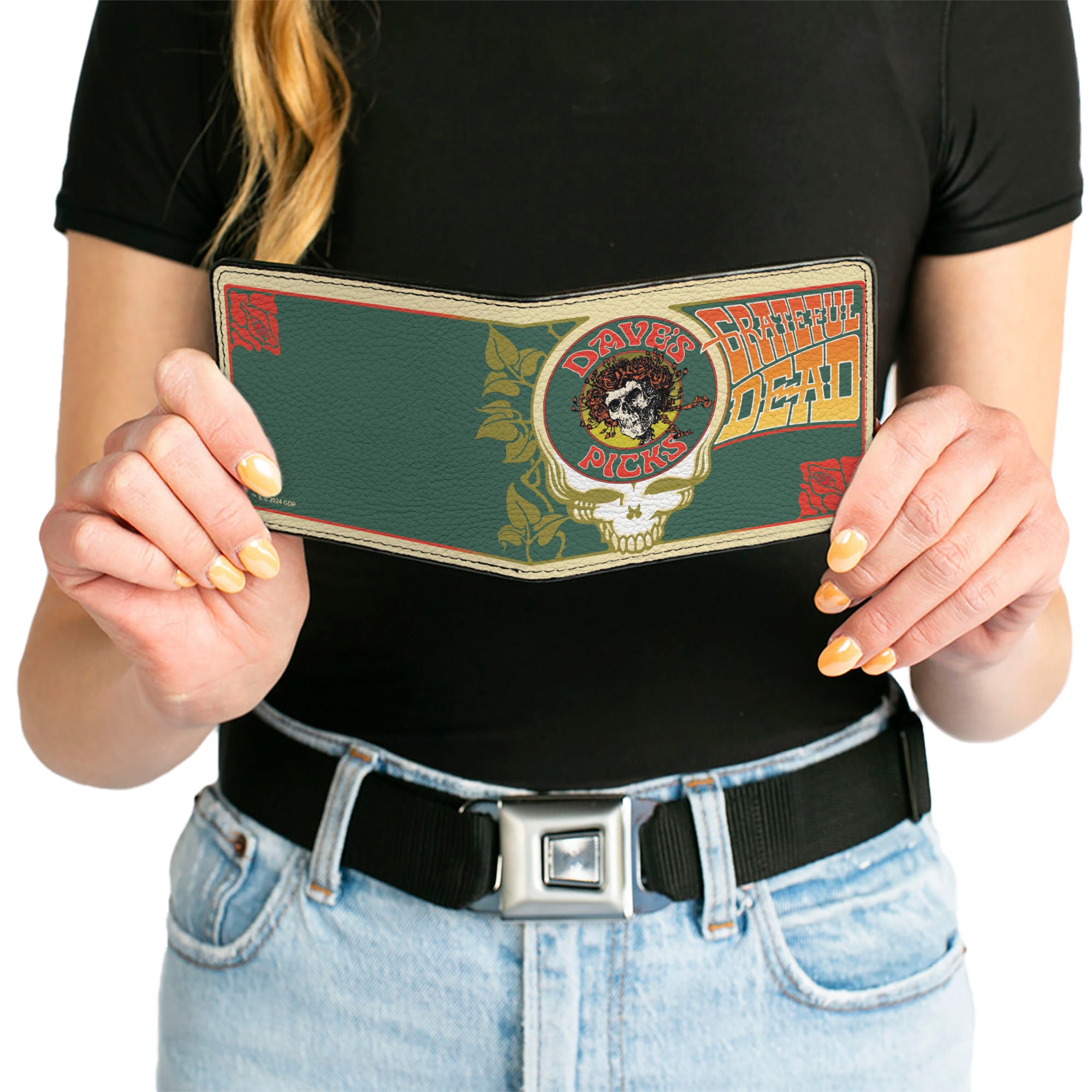 Bi-Fold Wallet - Grateful Dead Dave's Picks Bonus 2012 Capital Centre, Landover Cover Art Bi-Fold Wallets Grateful Dead