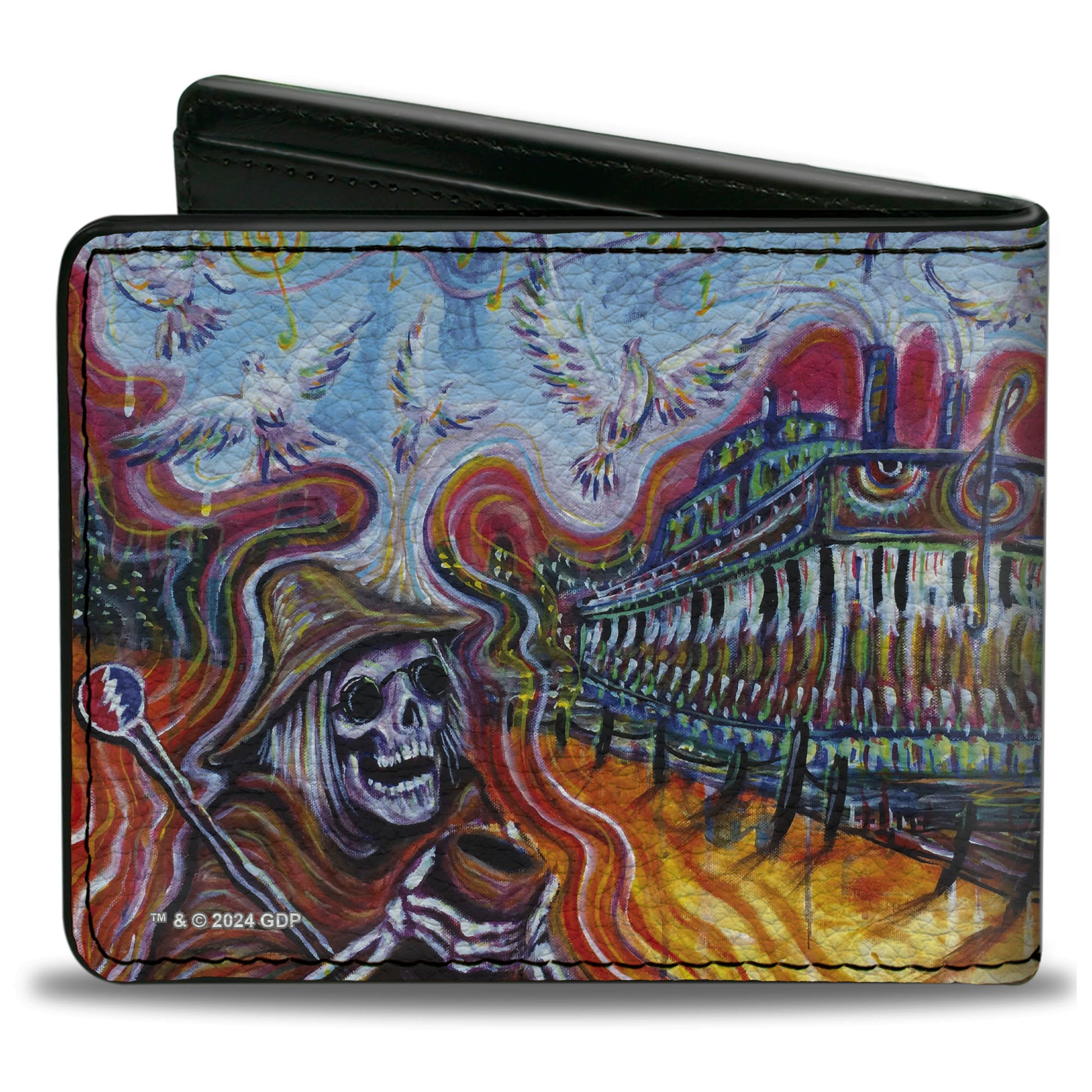 Bi-Fold Wallet - Grateful Dead Dave's Picks Volume 15 Municipal Auditorium Nashville Cover Art Bi-Fold Wallets Grateful Dead