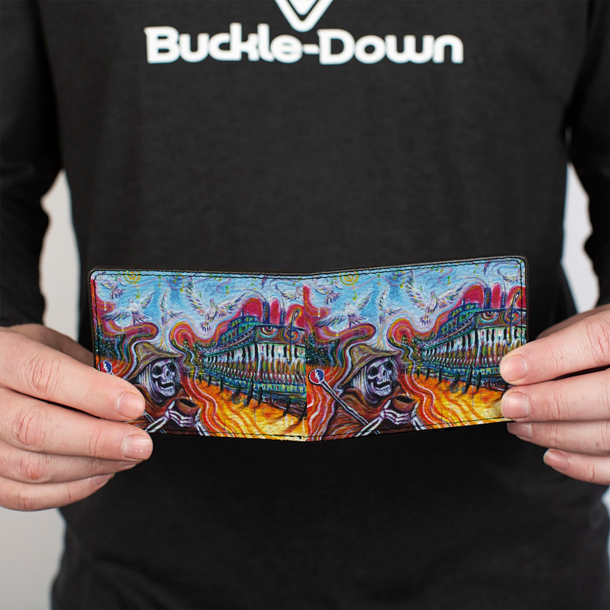 Bi-Fold Wallet - Grateful Dead Dave's Picks Volume 15 Municipal Auditorium Nashville Cover Art Bi-Fold Wallets Grateful Dead