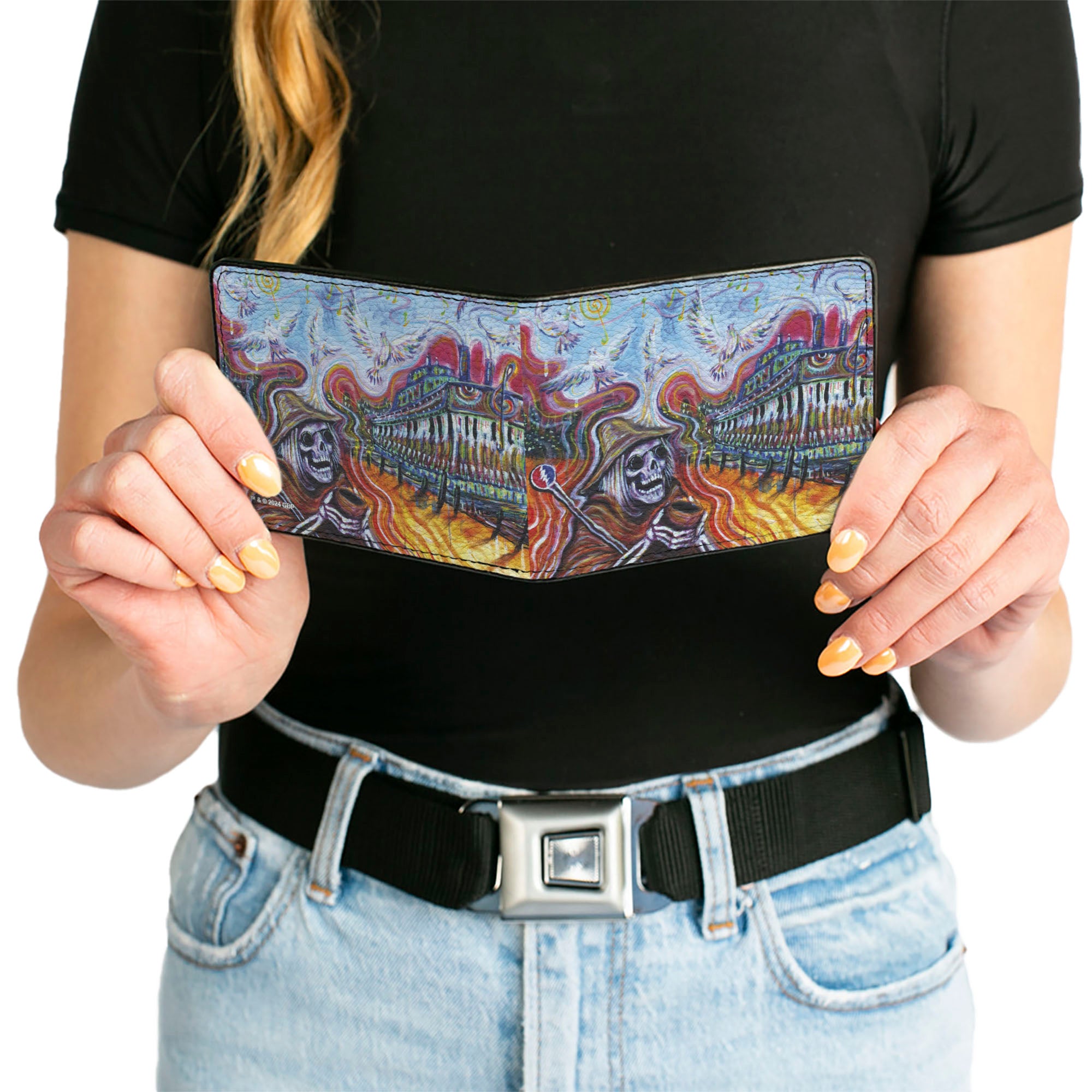 Bi-Fold Wallet - Grateful Dead Dave's Picks Volume 15 Municipal Auditorium Nashville Cover Art Bi-Fold Wallets Grateful Dead