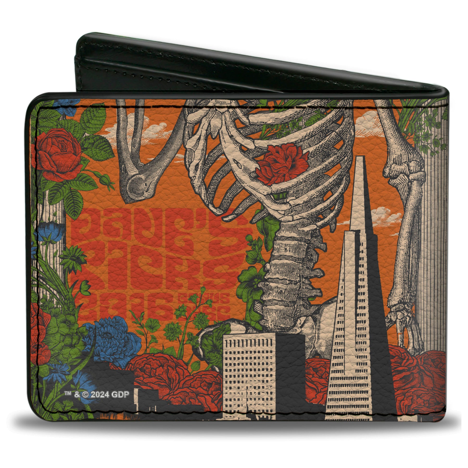 Bi-Fold Wallet - Grateful Dead Dave's Picks Volume 18 Orpheum San Francisco Cover Art Bi-Fold Wallets Grateful Dead