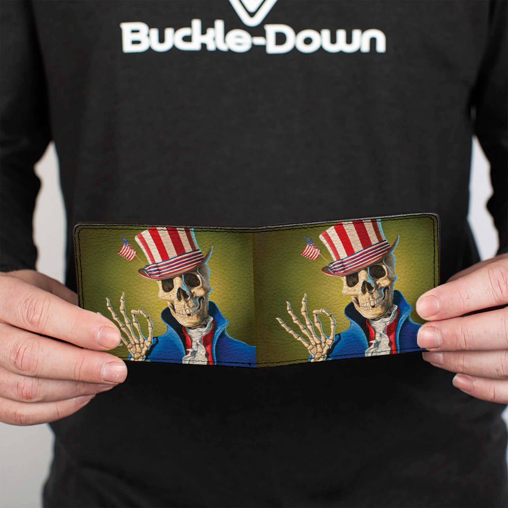 Bi-Fold Wallet - Grateful Dead Dave's Picks Volume Four College of William and Mary Uncle Sam Cover Art Bi-Fold Wallets Grateful Dead