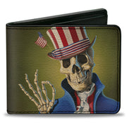 Bi-Fold Wallet - Grateful Dead Dave's Picks Volume Four College of William and Mary Uncle Sam Cover Art Bi-Fold Wallets Grateful Dead