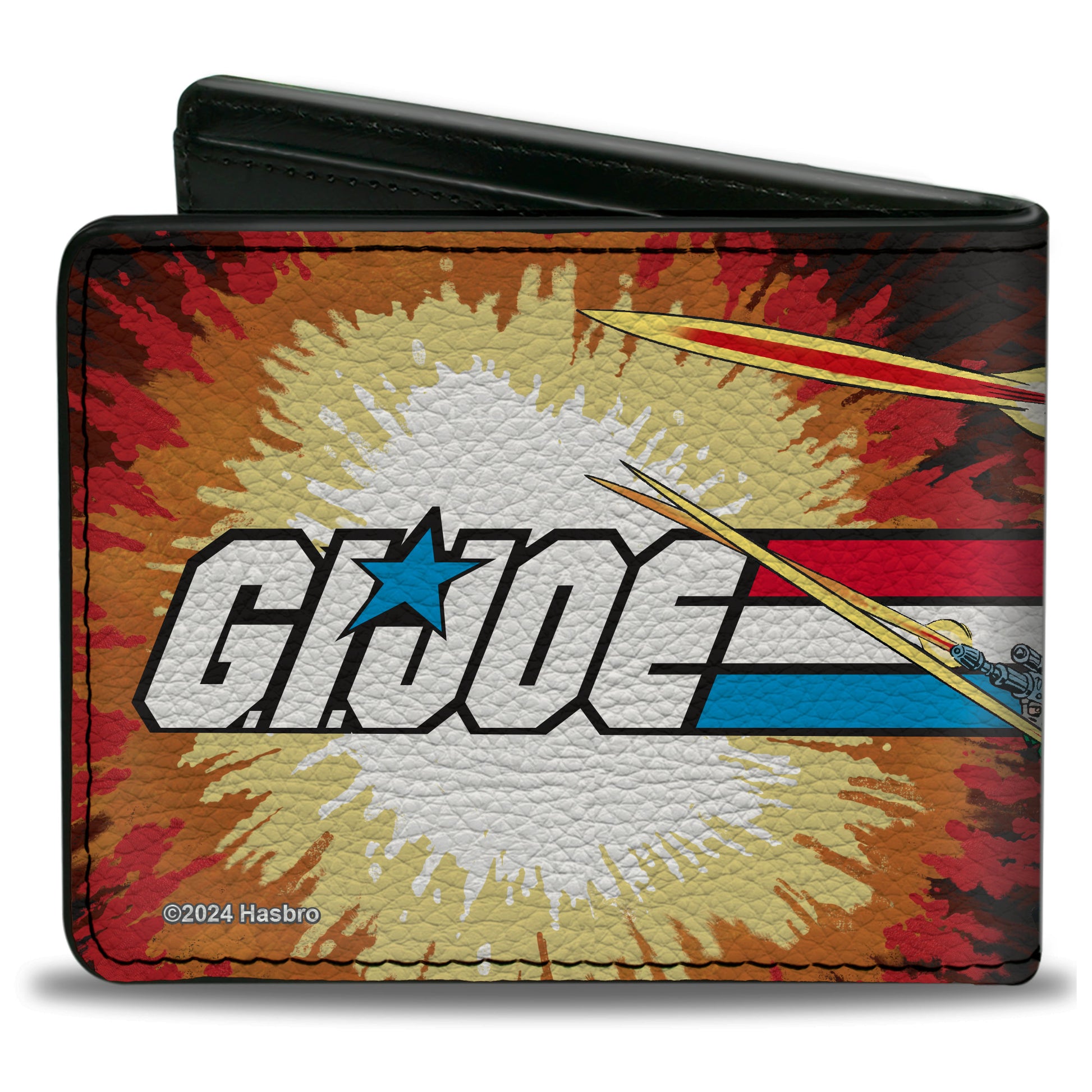 Bi-Fold Wallet - GI JOE A Real American Hero #1 Comic Cover Explosion Scene and Title Logo Bi-Fold Wallets GI Joe