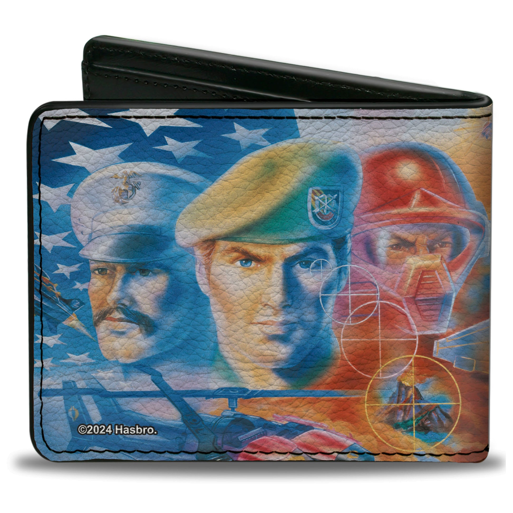 Bi-Fold Wallet - GI JOE Retro Shuttle Poster Scene Bi-Fold Wallets GI Joe