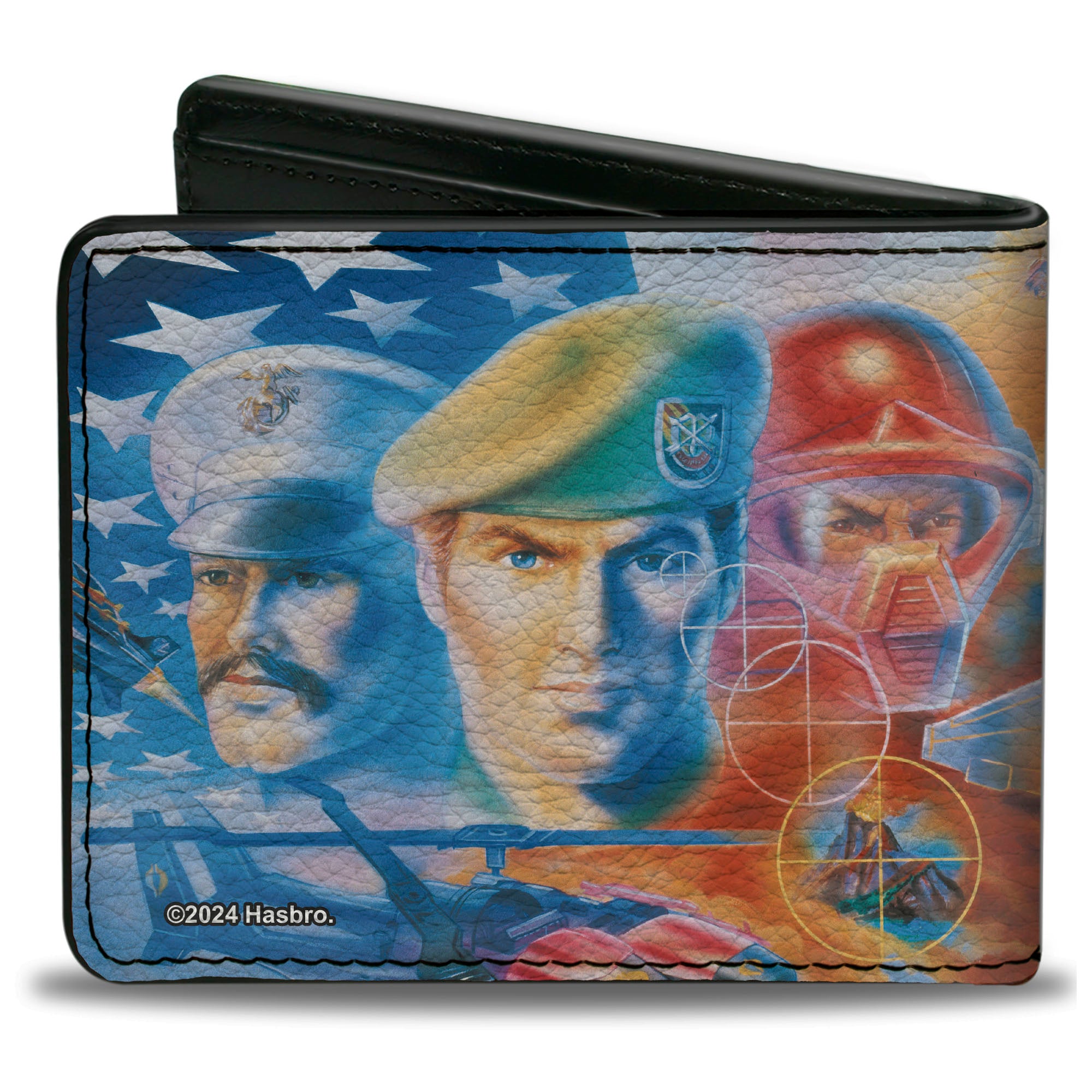 Bi-Fold Wallet - GI JOE Retro Shuttle Poster Scene Bi-Fold Wallets GI Joe