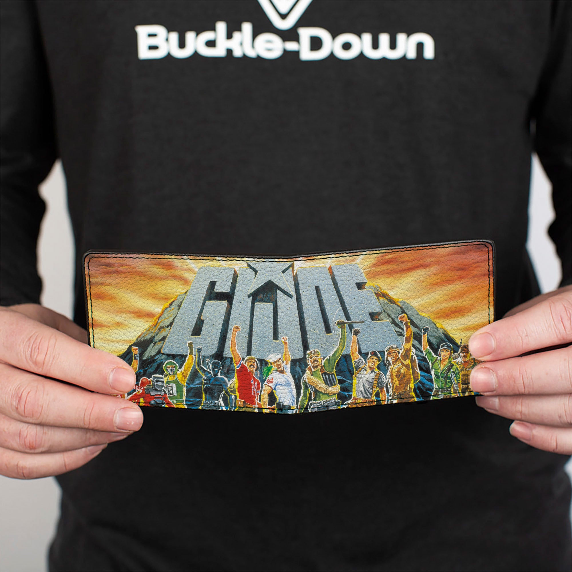 Bi-Fold Wallet - GI JOE Retro Yo Joe Stone Group Pose Bi-Fold Wallets GI Joe