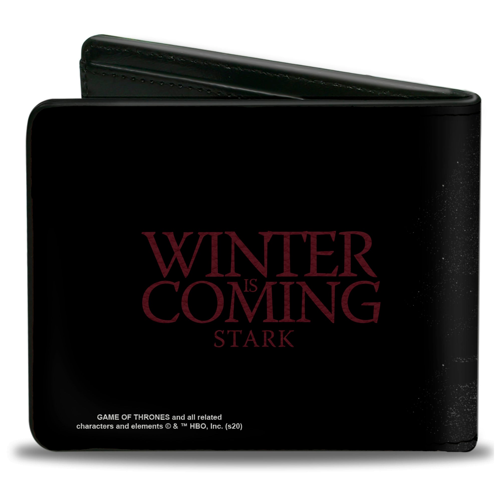 Bi-Fold Wallet - Game of Thrones House Stark Sigil + WINTER IS COMING STARK Black/Red Bi-Fold Wallets Game of Thrones