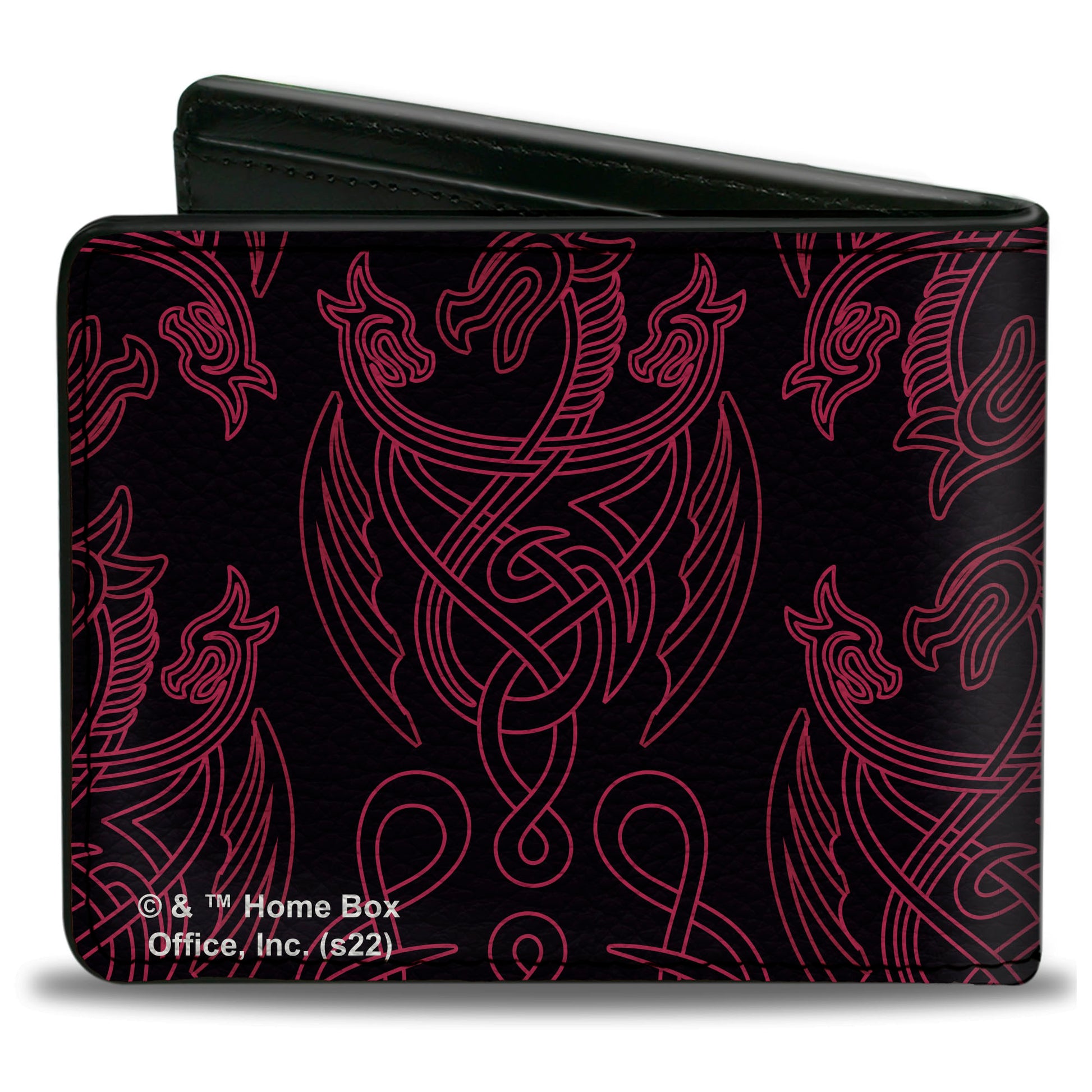 Bi-Fold Wallet - House of the Dragon Title Logo Red Black Yellow Bi-Fold Wallets House of the Dragon