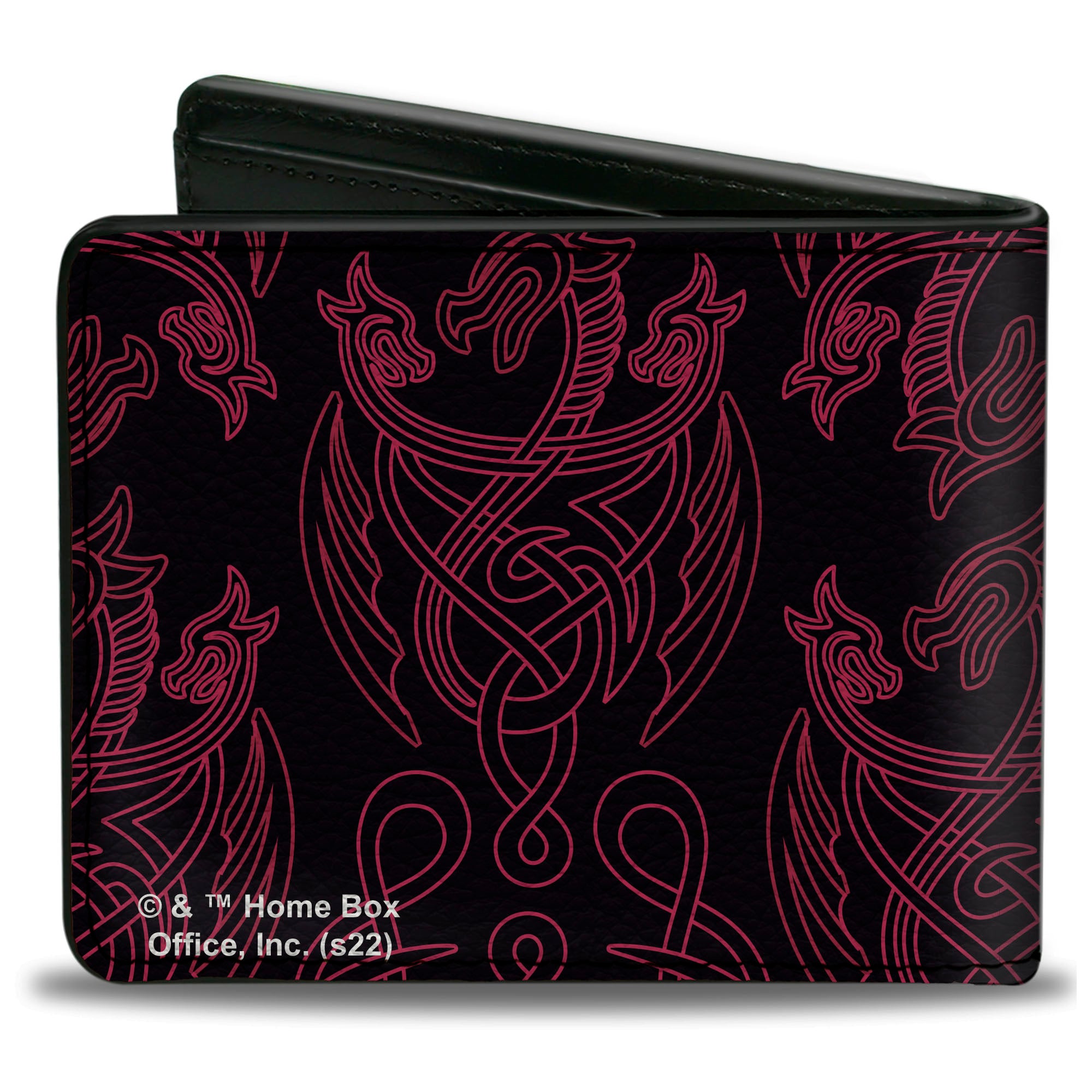 Bi-Fold Wallet - House of the Dragon Title Logo Red Black Yellow Bi-Fold Wallets House of the Dragon