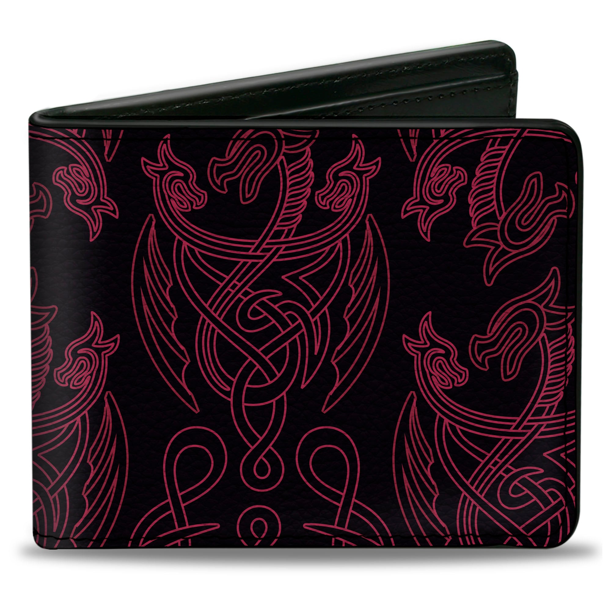 Bi-Fold Wallet - House of the Dragon Title Logo Red Black Yellow Bi-Fold Wallets House of the Dragon