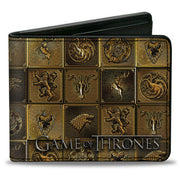 Bi-Fold Wallet - Game of Thrones House Sigil Blocks Gold Bi-Fold Wallets Game of Thrones