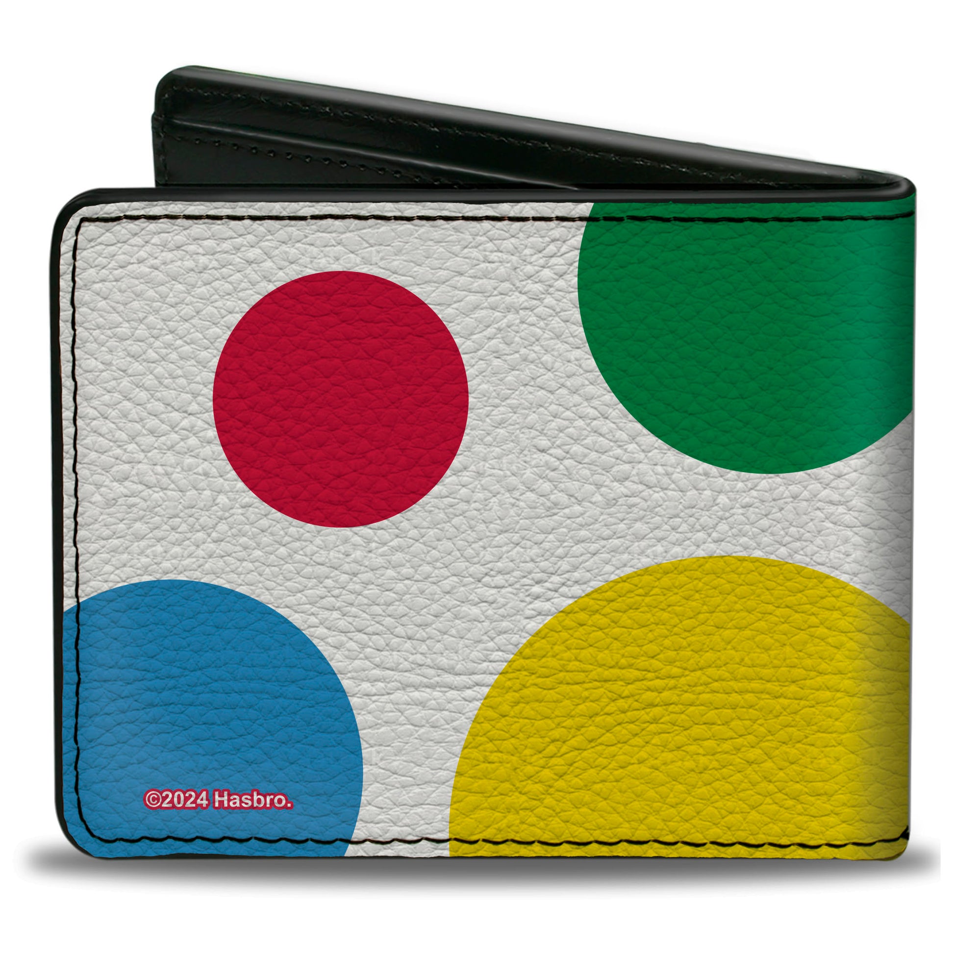 Bi-Fold Wallet - TWISTER RISKER Circle Spots White/Multi Color Bi-Fold Wallets Twister