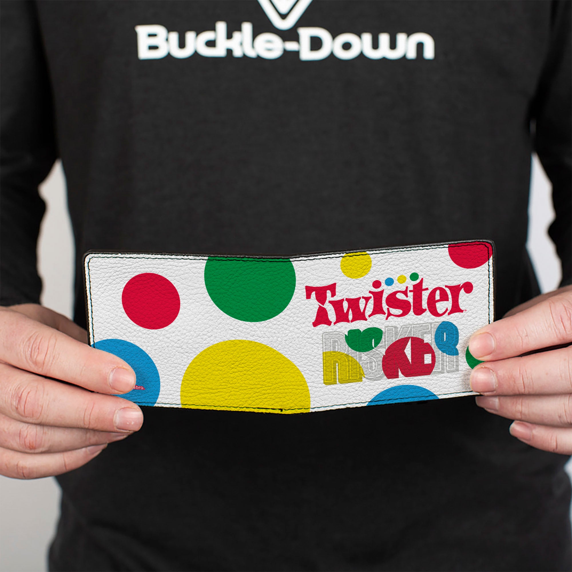 Bi-Fold Wallet - TWISTER RISKER Circle Spots White/Multi Color Bi-Fold Wallets Twister