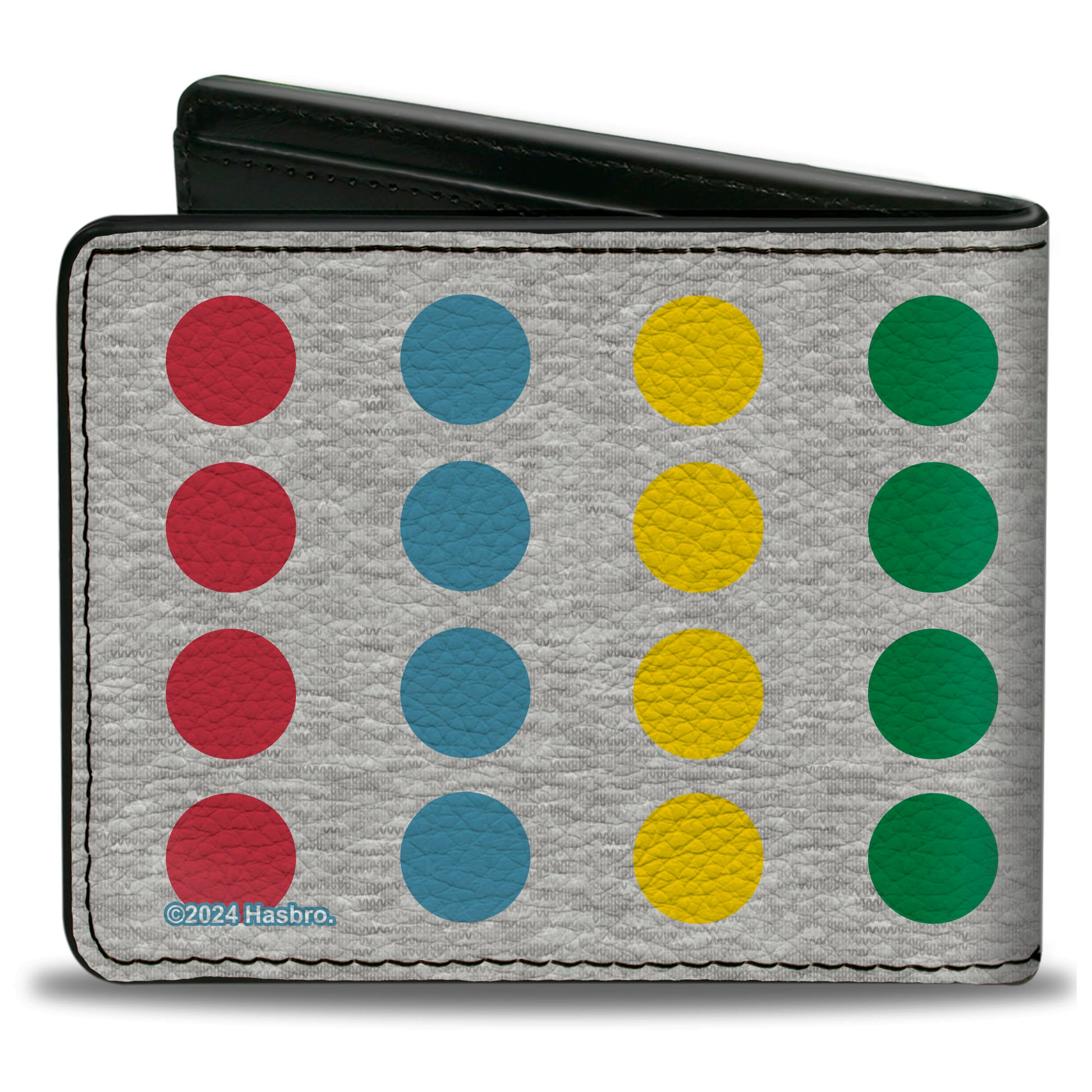 Bi-Fold Wallet - Twister COOL MOVES Circle Spots Gray/Multi Color Bi-Fold Wallets Twister