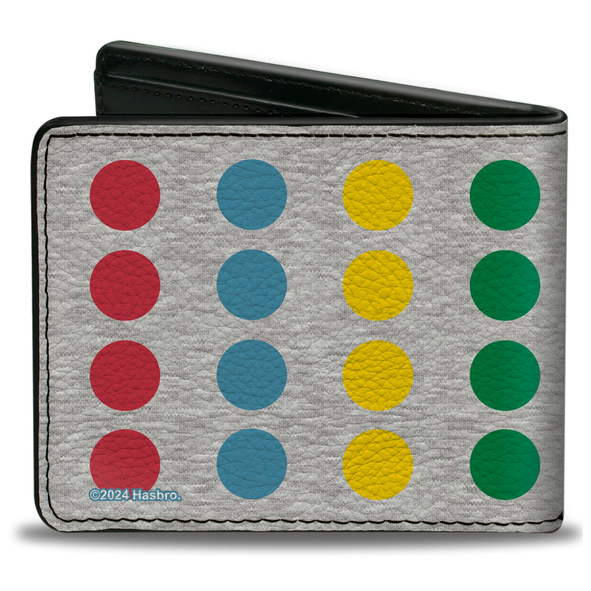 Bi-Fold Wallet - Twister COOL MOVES Circle Spots Gray/Multi Color Bi-Fold Wallets Twister