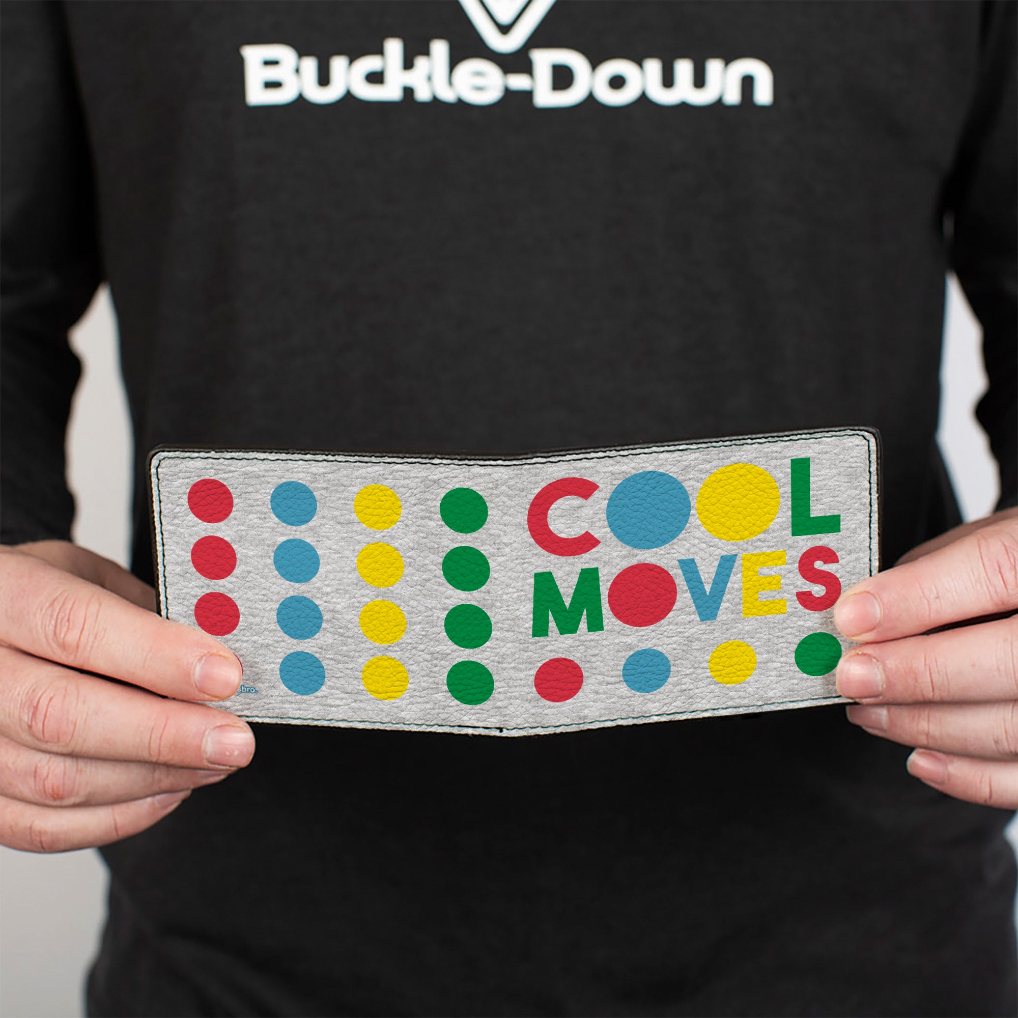 Bi-Fold Wallet - Twister COOL MOVES Circle Spots Gray/Multi Color Bi-Fold Wallets Twister