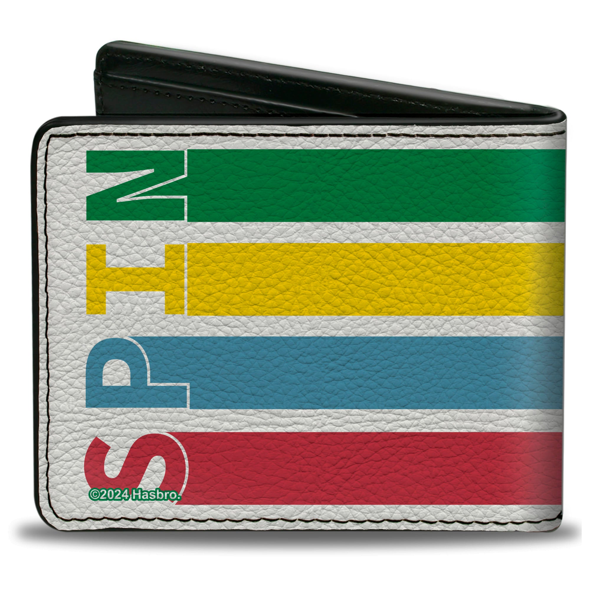 Bi-Fold Wallet - Twister SPIN Stripe Spinner White/Multi Color Bi-Fold Wallets Twister
