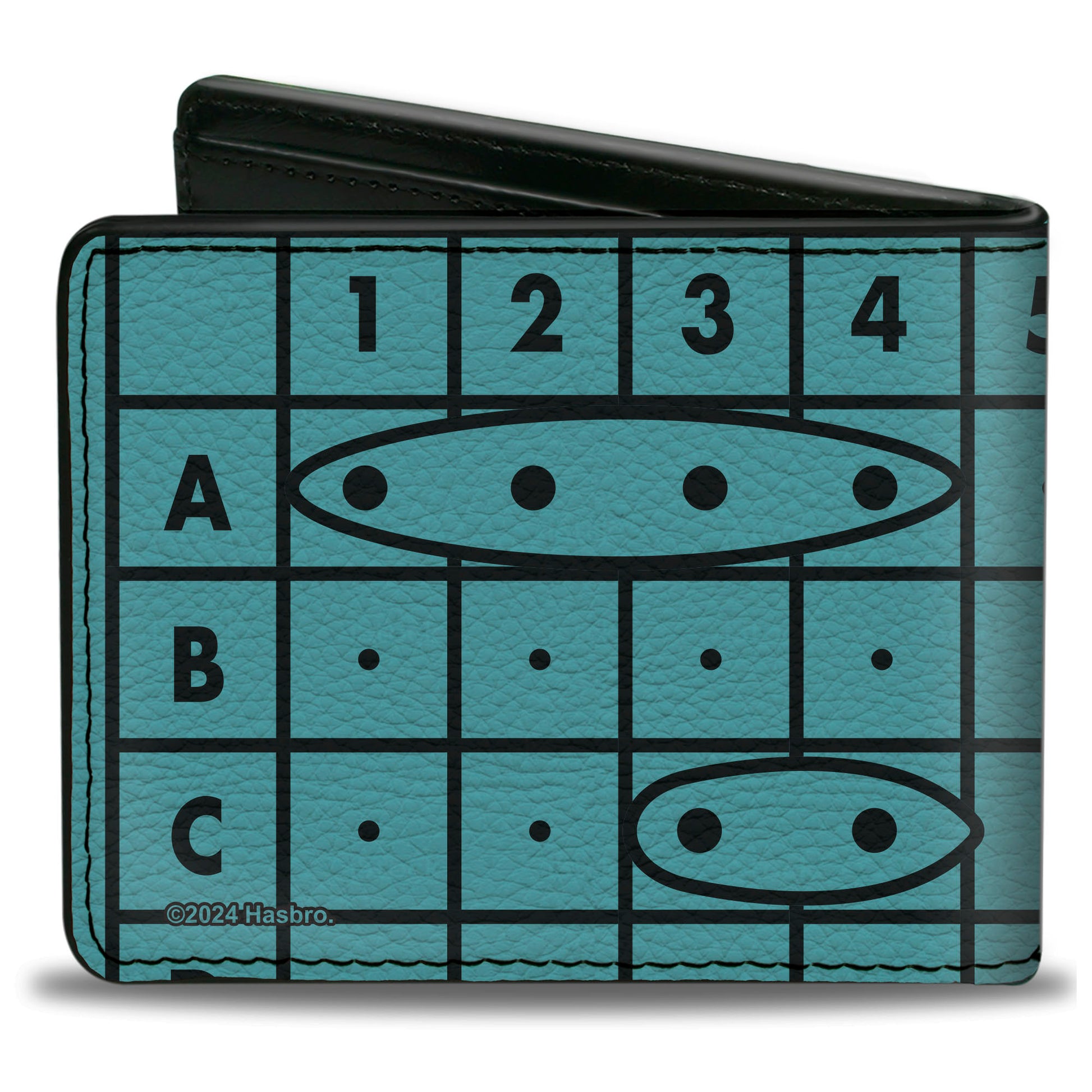 Bi-Fold Wallet - Battleship Grids and Ships Blue/Black Bi-Fold Wallets Battleship